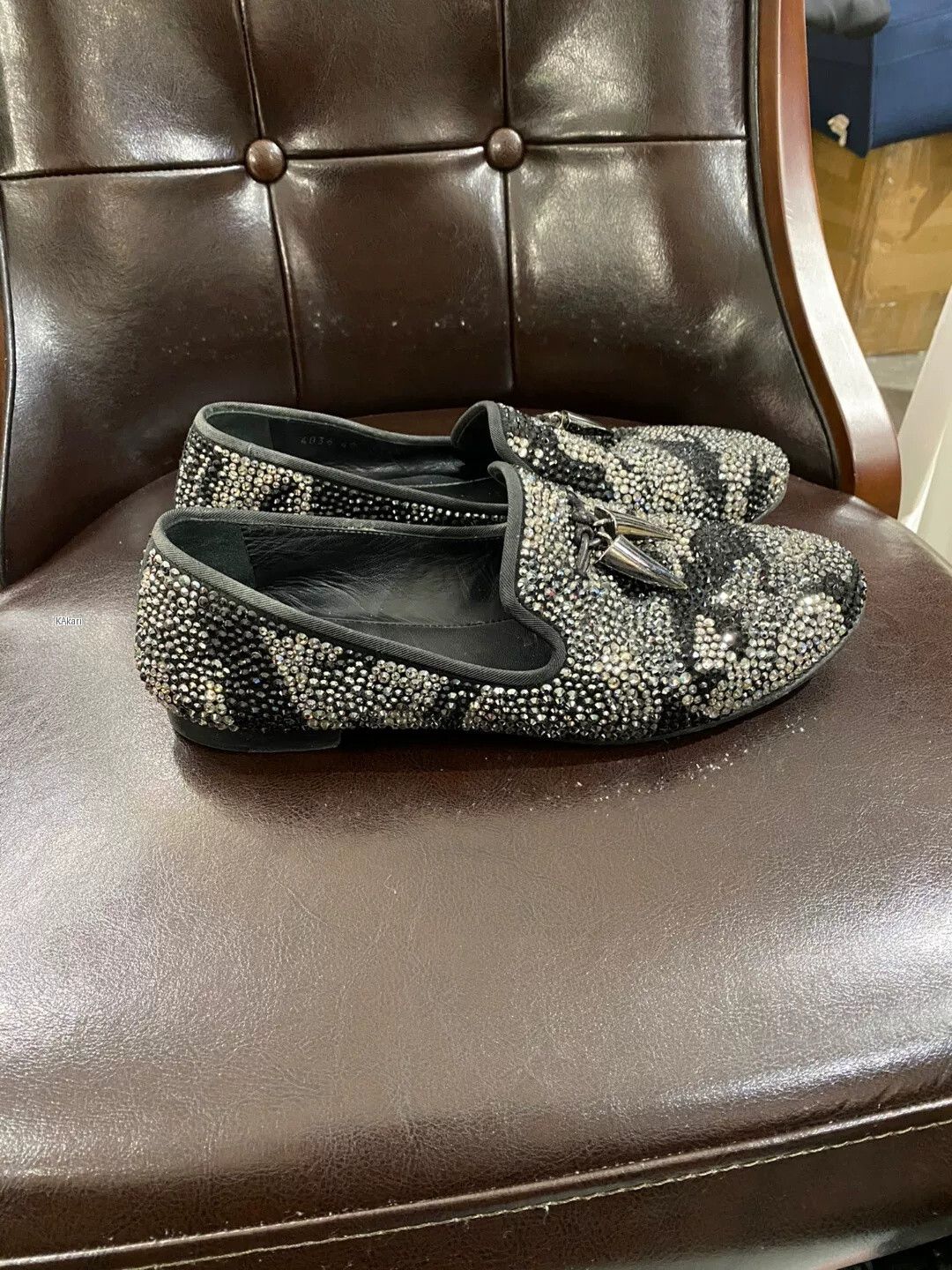 Giuseppe Zanotti Giuseppe Zanotti GZ Crystal Loafers Size US 7 / EU 40 - 4 Thumbnail