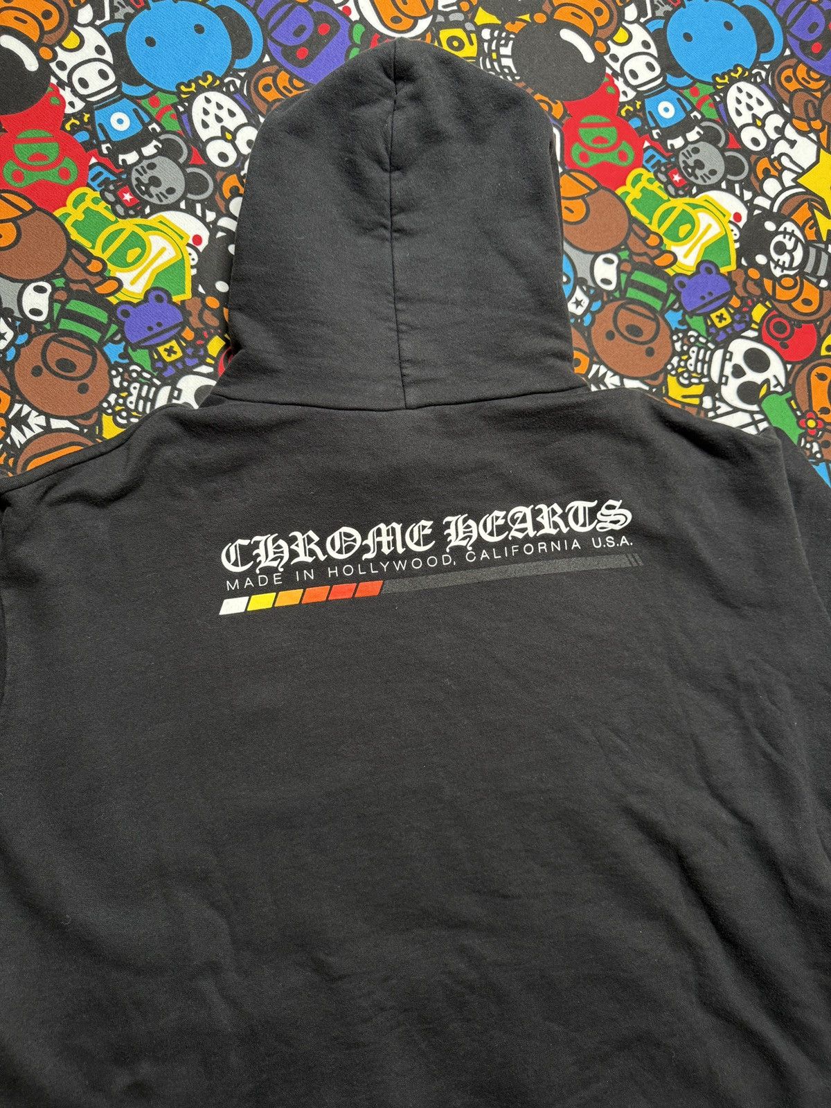 Chrome Hearts Chrome Hearts Black Charge Up Hoodie Size US XL / EU 56 / 4 - 13 Thumbnail
