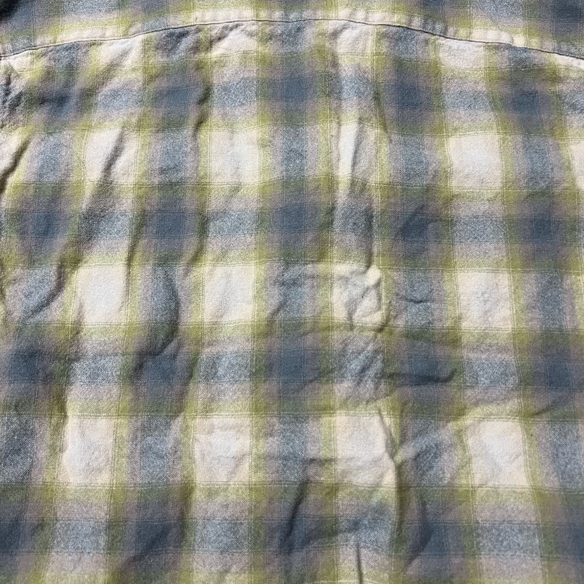 L.L. Bean × Pendleton × The North Face Pendleton Plaid Wool Loop Collar Short-Sleeve Flannel Shirt Size US XL / EU 56 / 4 - 8 Thumbnail