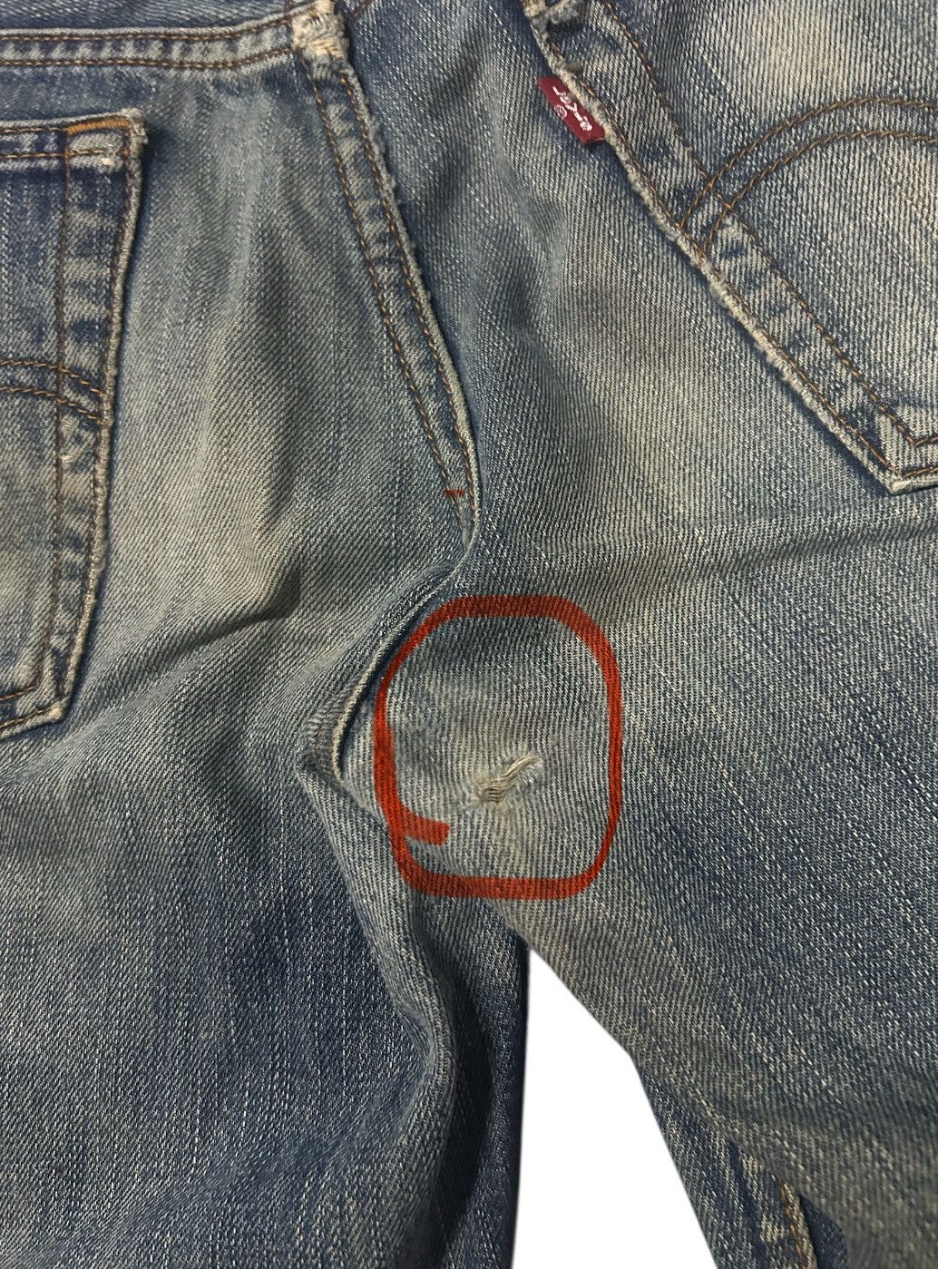 Levi's Vintage Clothing Vintage Trashed Levis 517 flared jeans / bell bottom Size US 31 - 10 Thumbnail