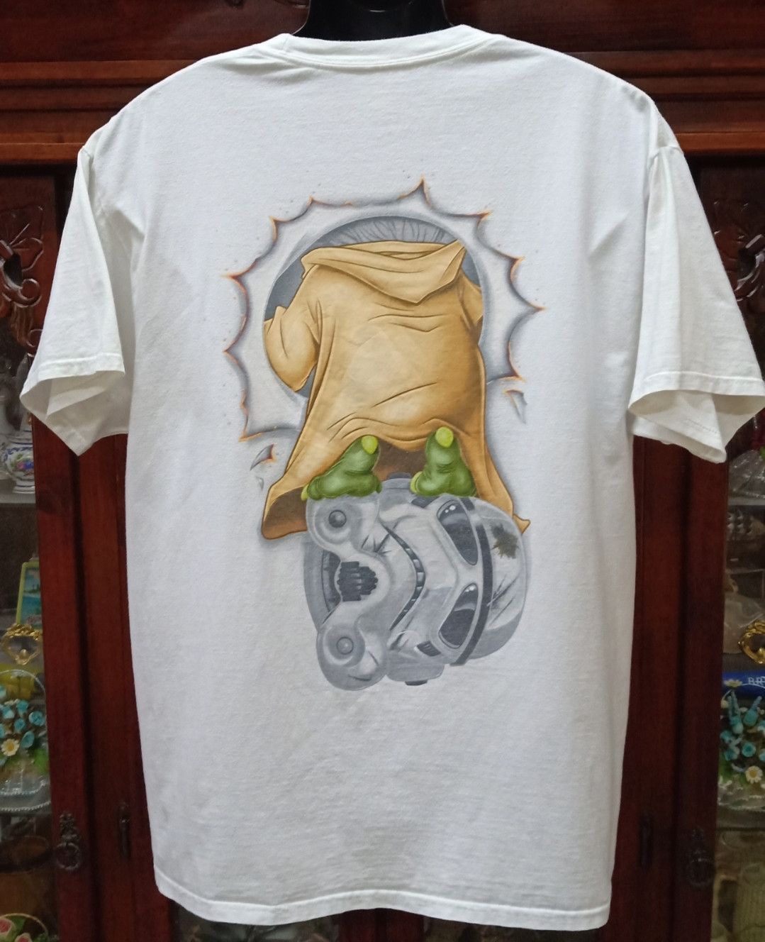 Cartoon Network × Disney × Star Wars Walt Disney World x Starwars : Yoda Mirror Print T-shirt Size US L / EU 52-54 / 3 - 2 Thumbnail