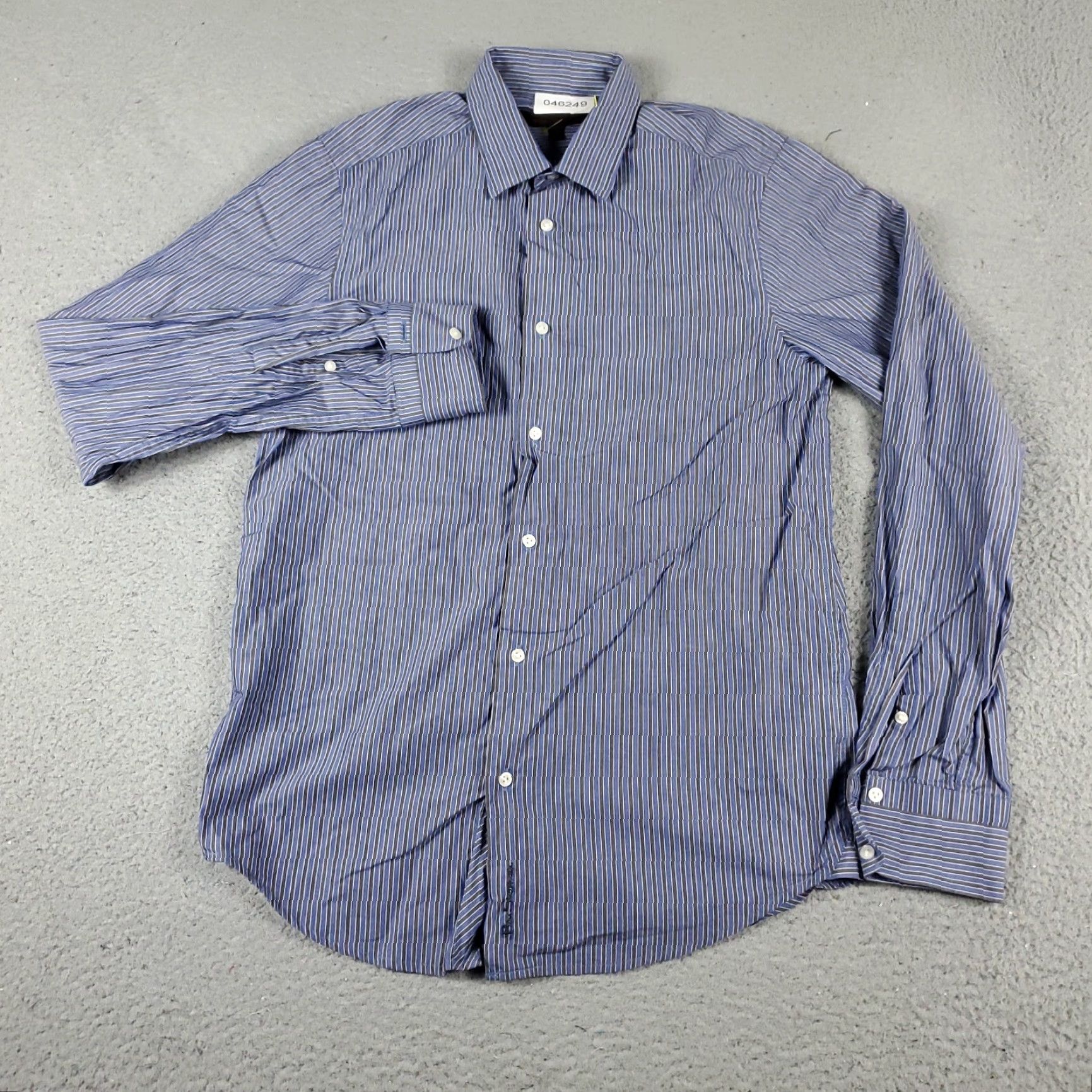 Ben Sherman VINTAGE Ben Sherman Shirt Mens Small Blue Striped Button-Up Long Sleeve Size US S / EU 44-46 / 1 - 2 Thumbnail