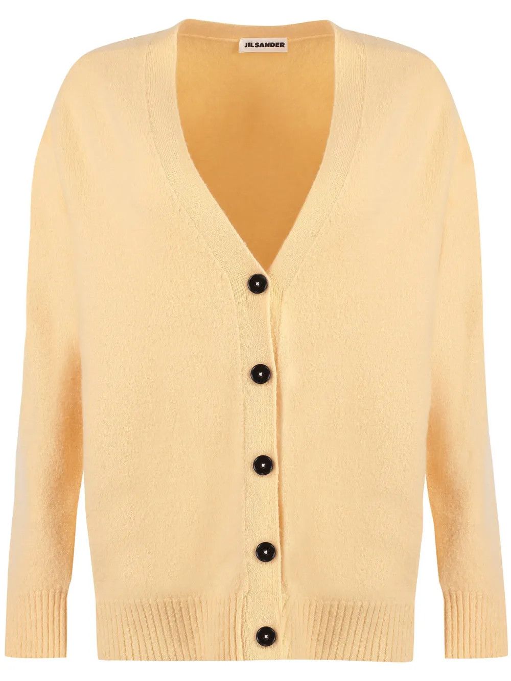 Jil Sander o1y1025 Cardigan in Pastel Yellow Size M / US 6-8 / IT 42-44 - 1 Thumbnail
