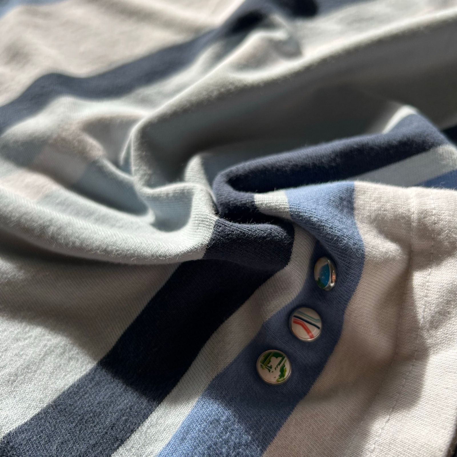 Rocawear Vintage y2k Rocawear Long Sleeve Striped Polo rugby Shirt Size US XL / EU 56 / 4 - 6 Thumbnail
