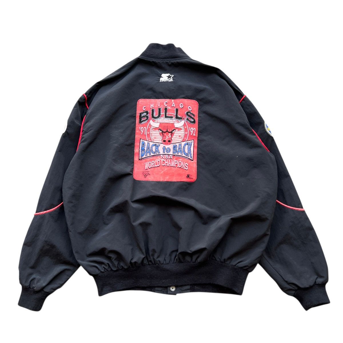 NBA Vintage Chicago Bulls 91-92 Back To Back NBA World Champions Size US XL / EU 56 / 4 - 7 Thumbnail