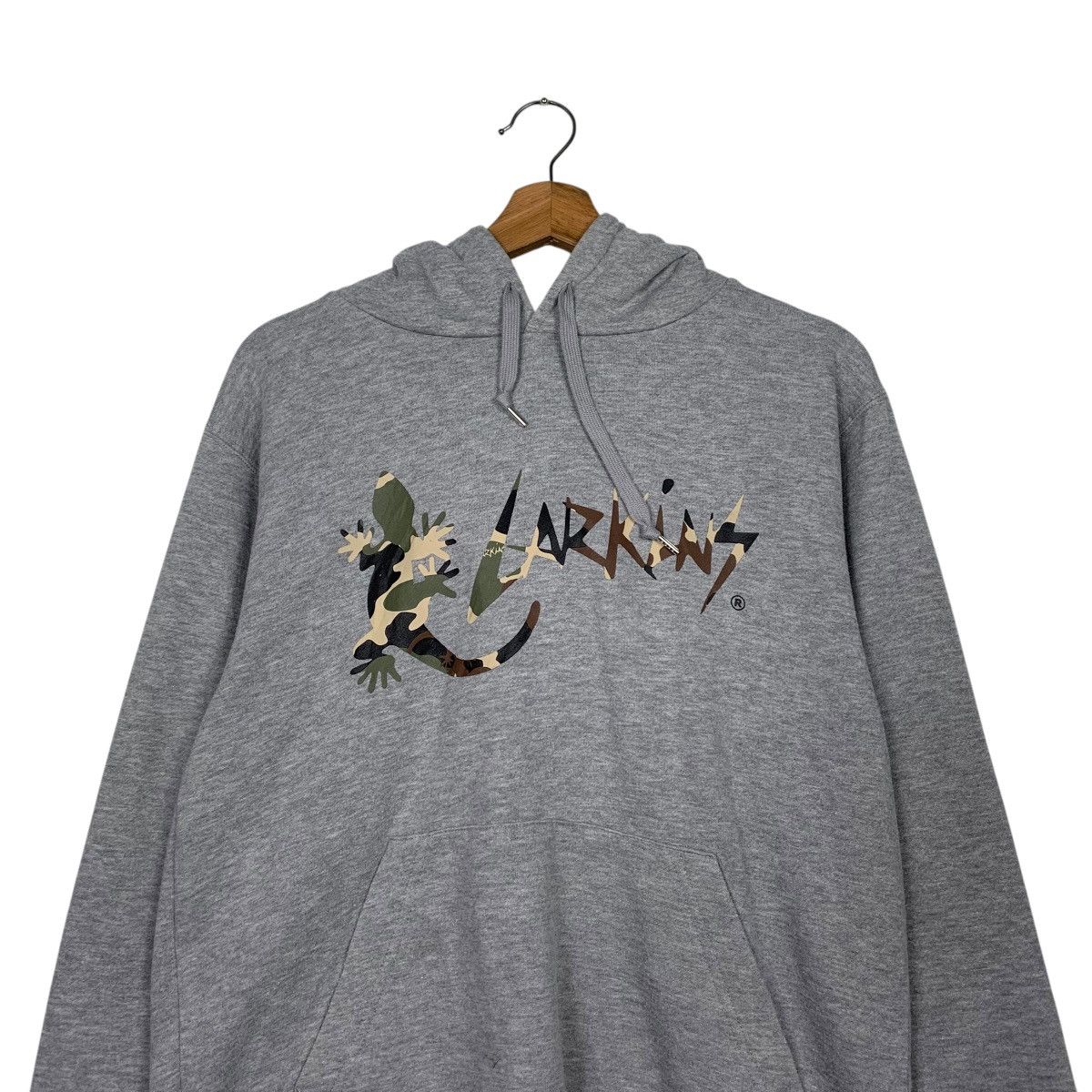 Japanese Brand Larkins Big Logo Pullover Hoodie Size US M / EU 48-50 / 2 - 11 Thumbnail