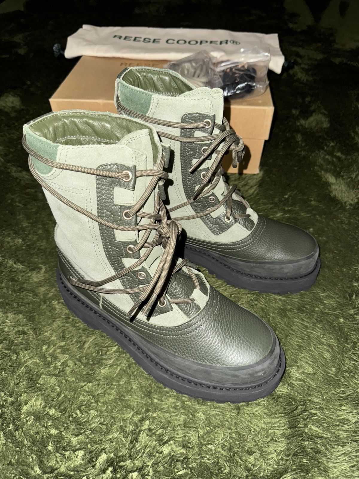 Reese Cooper [41] REESE COOPER vibram Runnier Duck Boots Olive Size US 8 / EU 41 - 7 Thumbnail