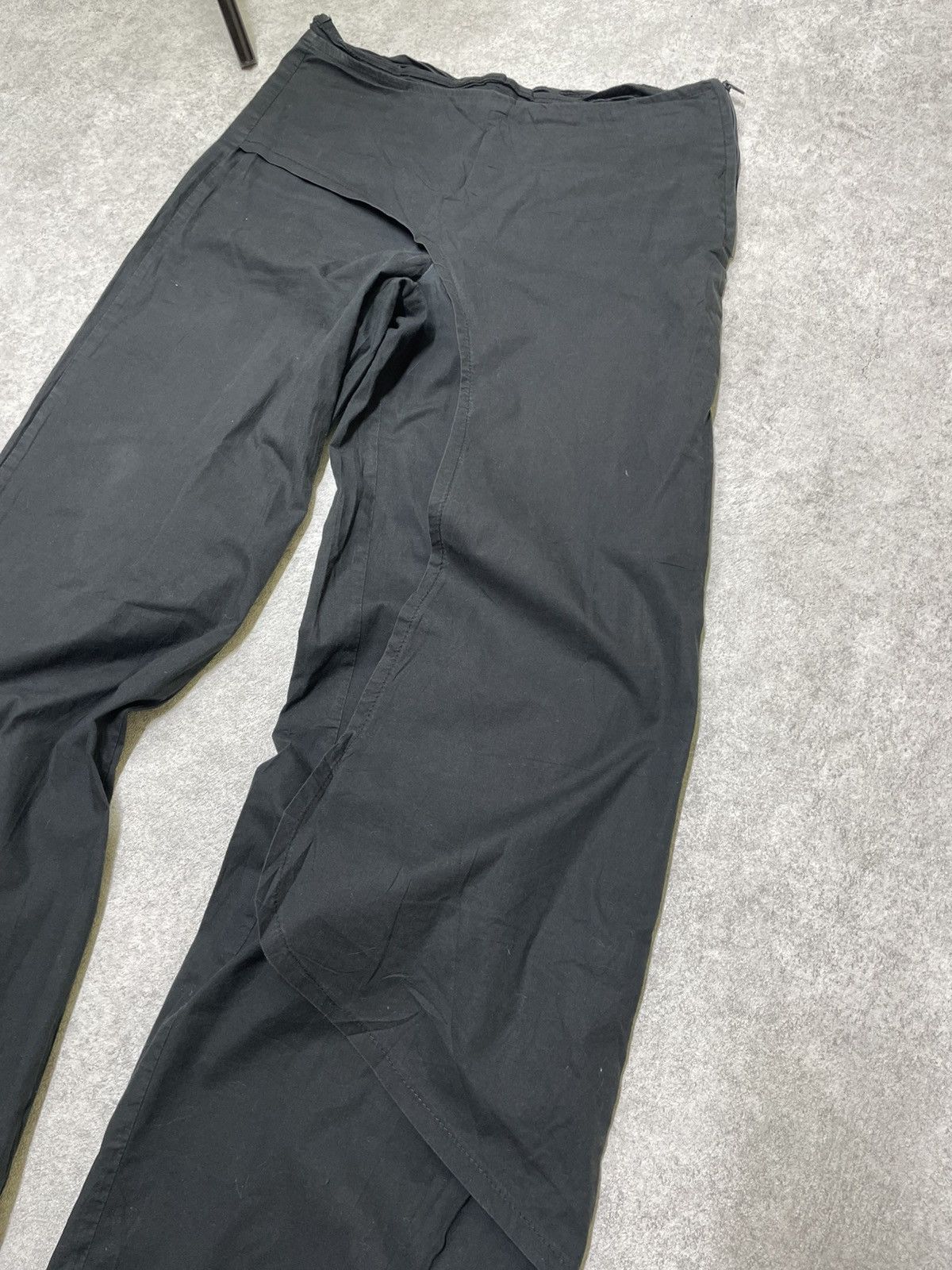 If Six Was Nine × Japanese Brand × Le Grande Bleu (L.G.B.) Y's LGB Y2K Asymmetric Wide-Leg Pants With Adjustable Hem Size US 32 / EU 48 - 5 Thumbnail