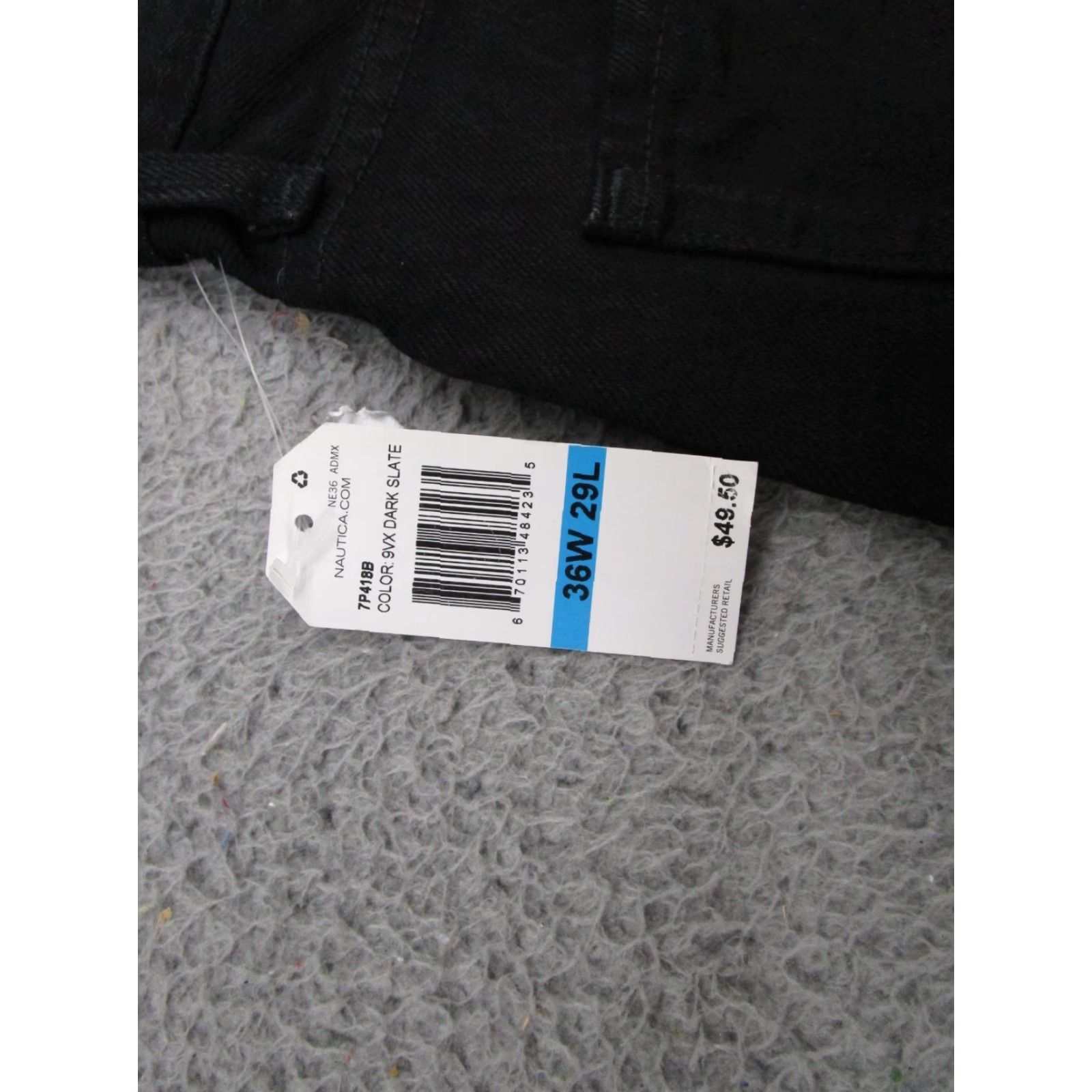 Nautica Nautica Jeans Size 36x29 Black Denim Slim Fit Straight Leg Mens Slim Nautica Jeans 36 29 Black Denim Straight Leg Men Size US 36 / EU 52 - 4 Thumbnail