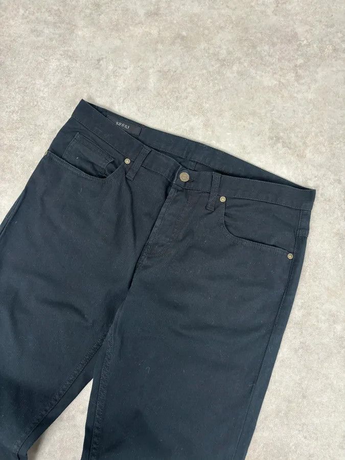 Gucci 2010s Gucci Black Denim Jeans Size US 32 / EU 48 - 5 Thumbnail