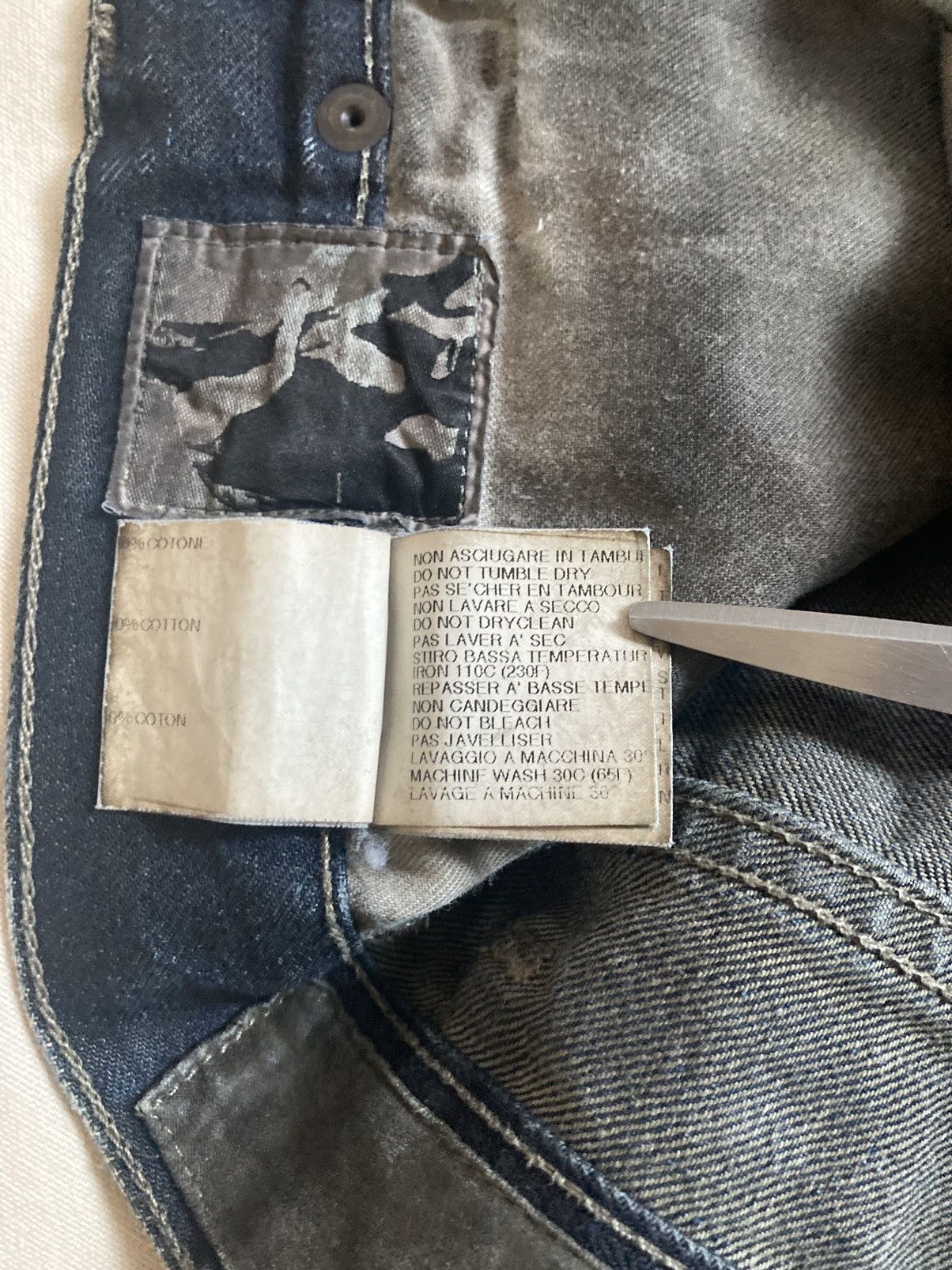 Rick Owens × Rick Owens Drkshdw Rick Owens Olmar Mirta era Denim Jean Size US 31 - 10 Thumbnail