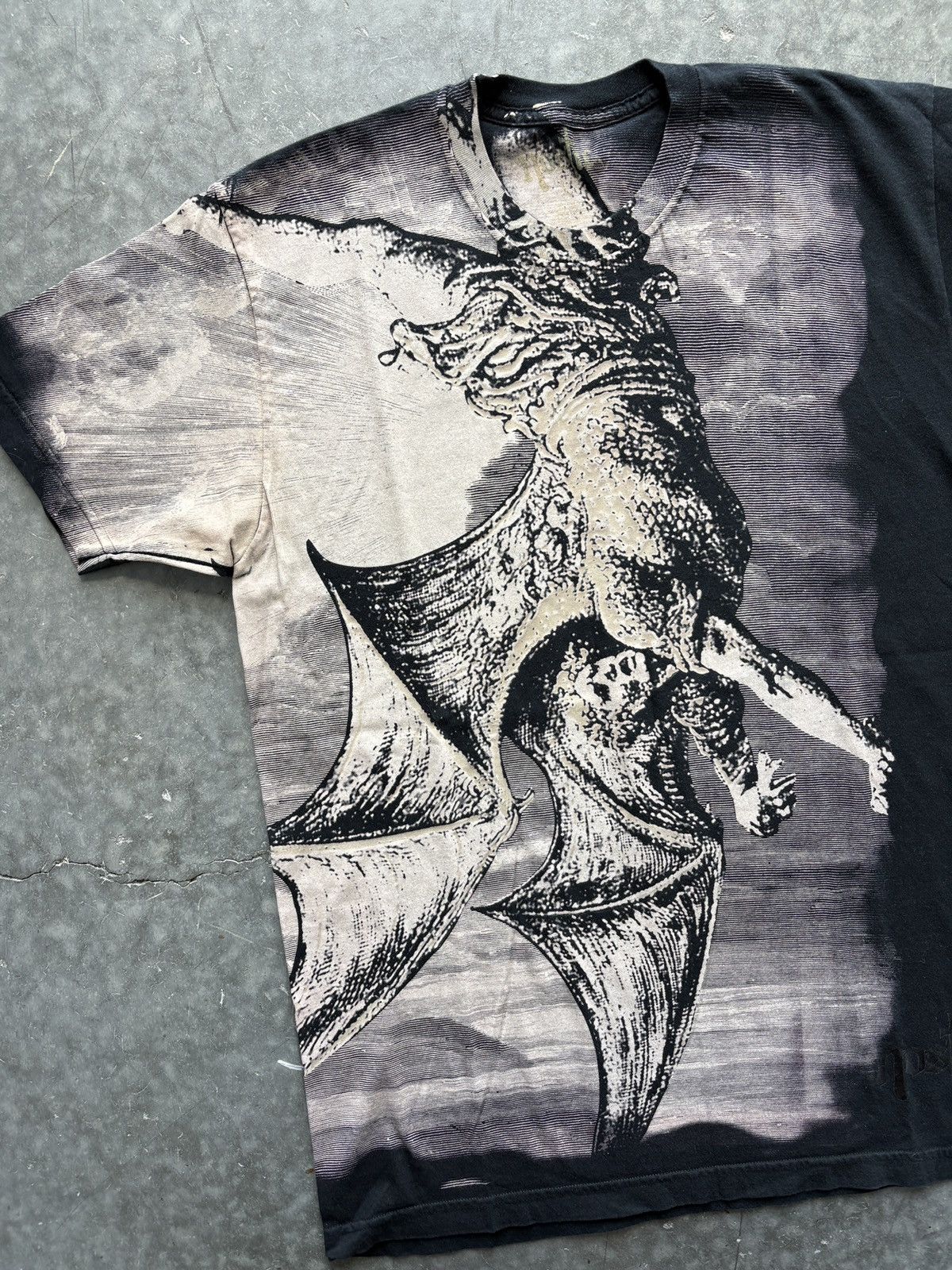 Vintage Vintage Y2K Nostic Angel AOP Graphic Tee Grunge Skater Size US L / EU 52-54 / 3 - 2 Thumbnail