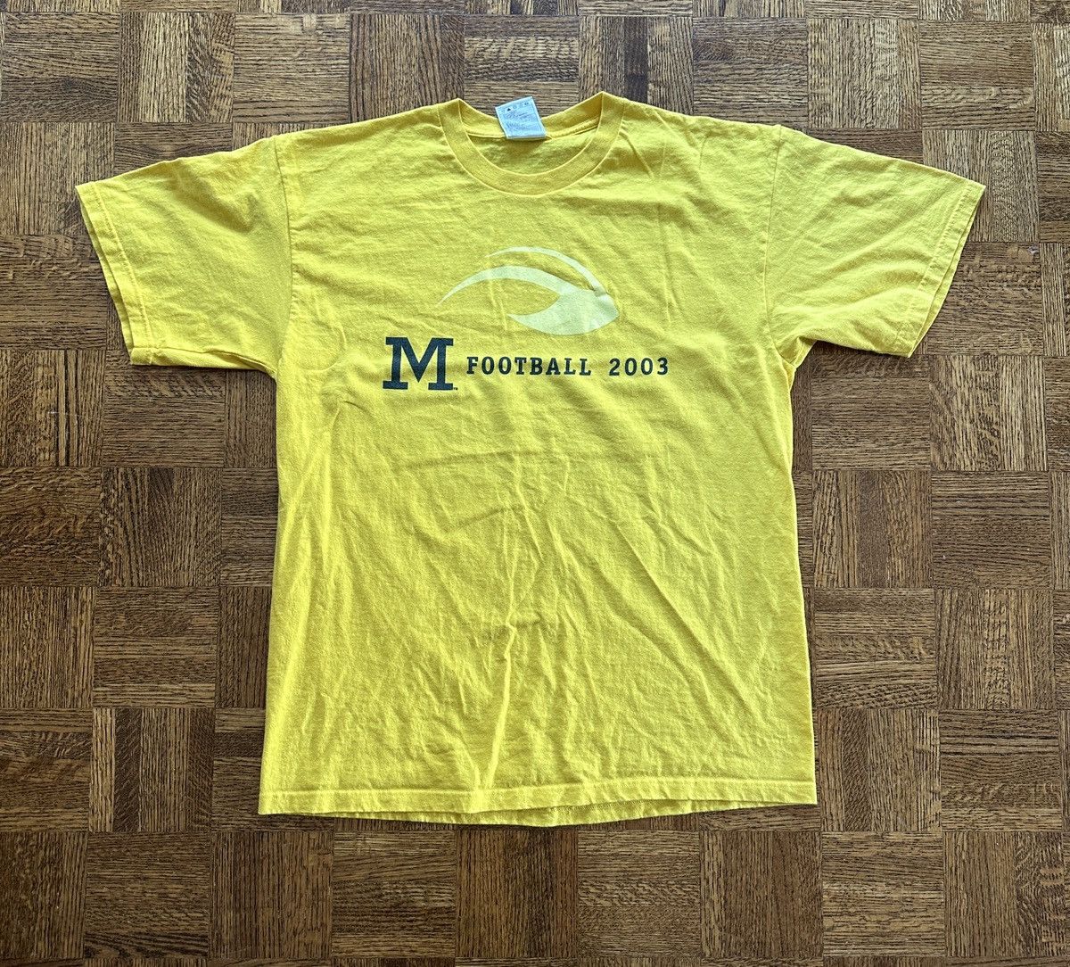 Sports Specialties 2003 University of Michigan Football Graphic Tee Size US XL / EU 56 / 4 - 2 Thumbnail