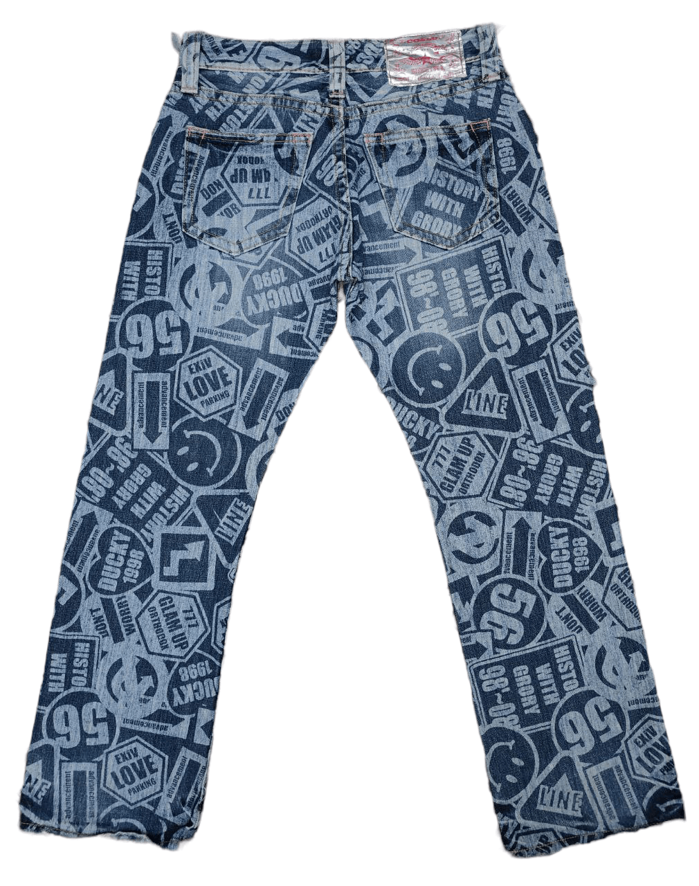 Japanese Brand Co & Lu Printed Denim Size US 30 / EU 46 - 2 Thumbnail