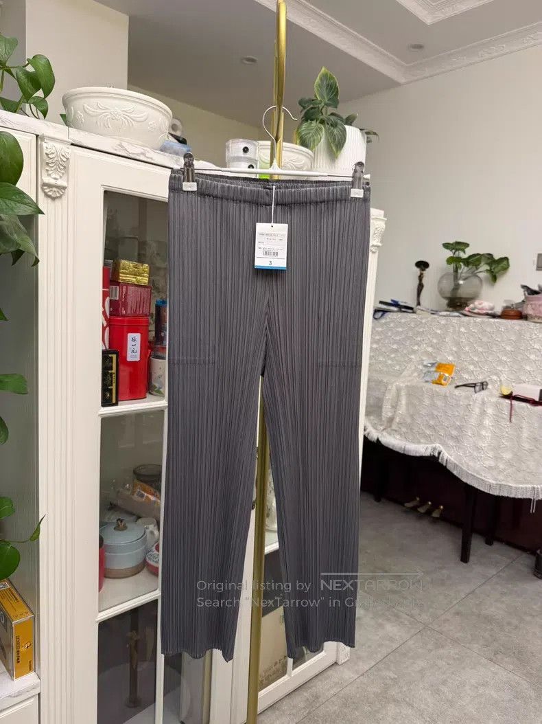 Issey Miyake Issey Miyake size:3 Grey Pants Size 31" - 1 Thumbnail