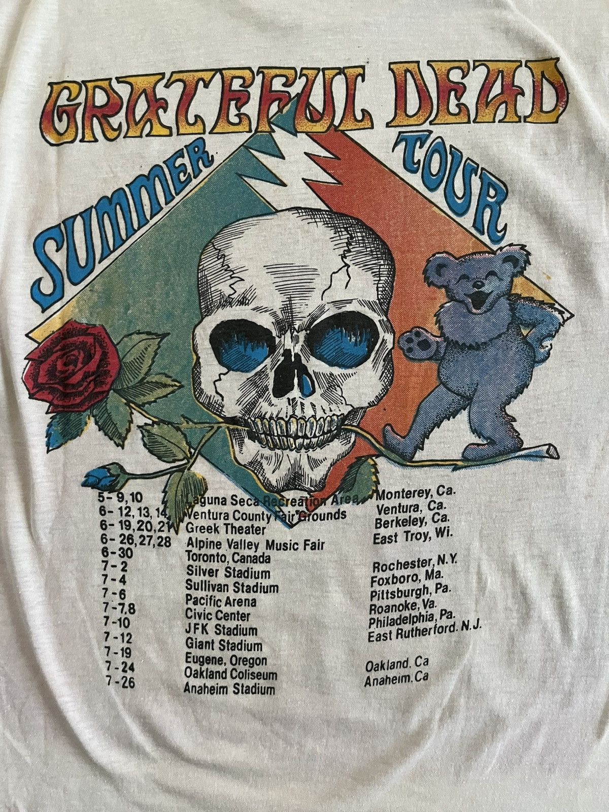 Grateful Dead 1987 Grateful Dead “It’s Worth the Trip” Tour Tee Size US S / EU 44-46 / 1 - 5 Thumbnail