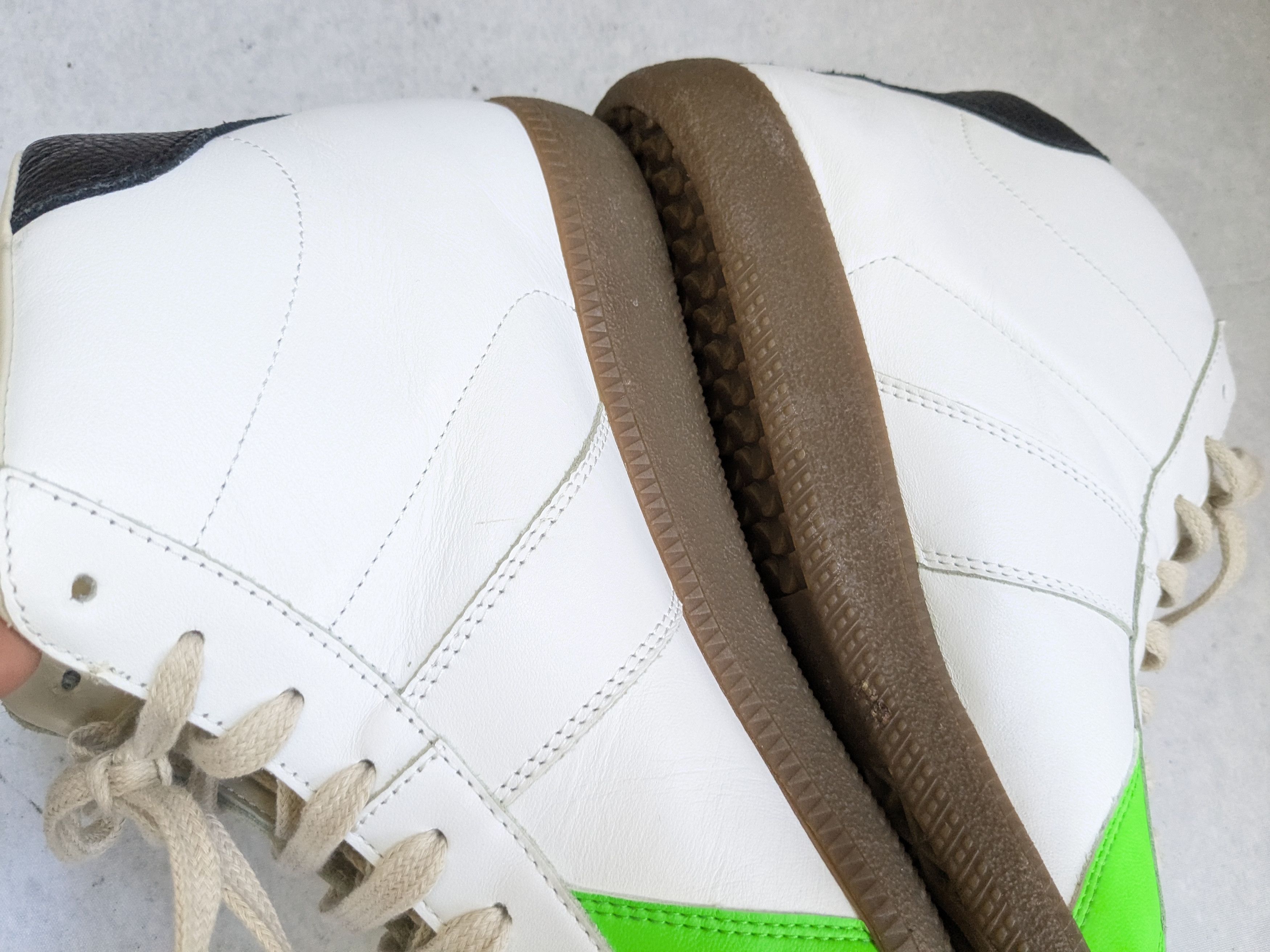 Maison Margiela Maison Margiela Replica GAT Sneakers White Green 13 46 Size US 13 / EU 46 - 11 Thumbnail