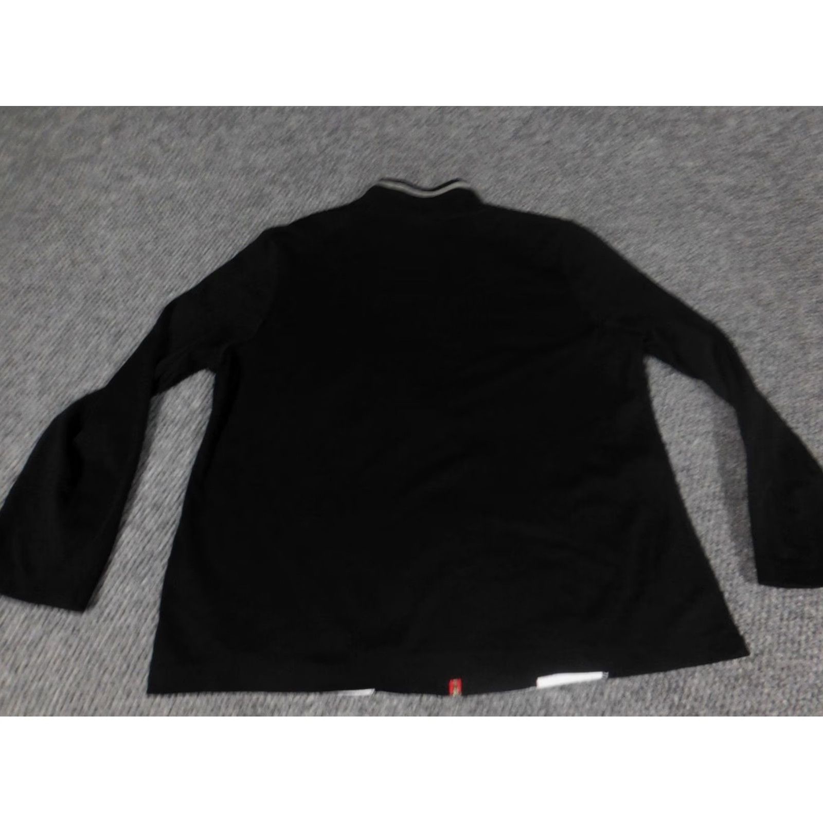 Vintage Alfred Dunner Shirt Sweater 12 Women Black Striped Mock Neck Full Zip Casual Modern 12 Womens Regular Size XL / US 12-14 / IT 48-50 - 7 Thumbnail