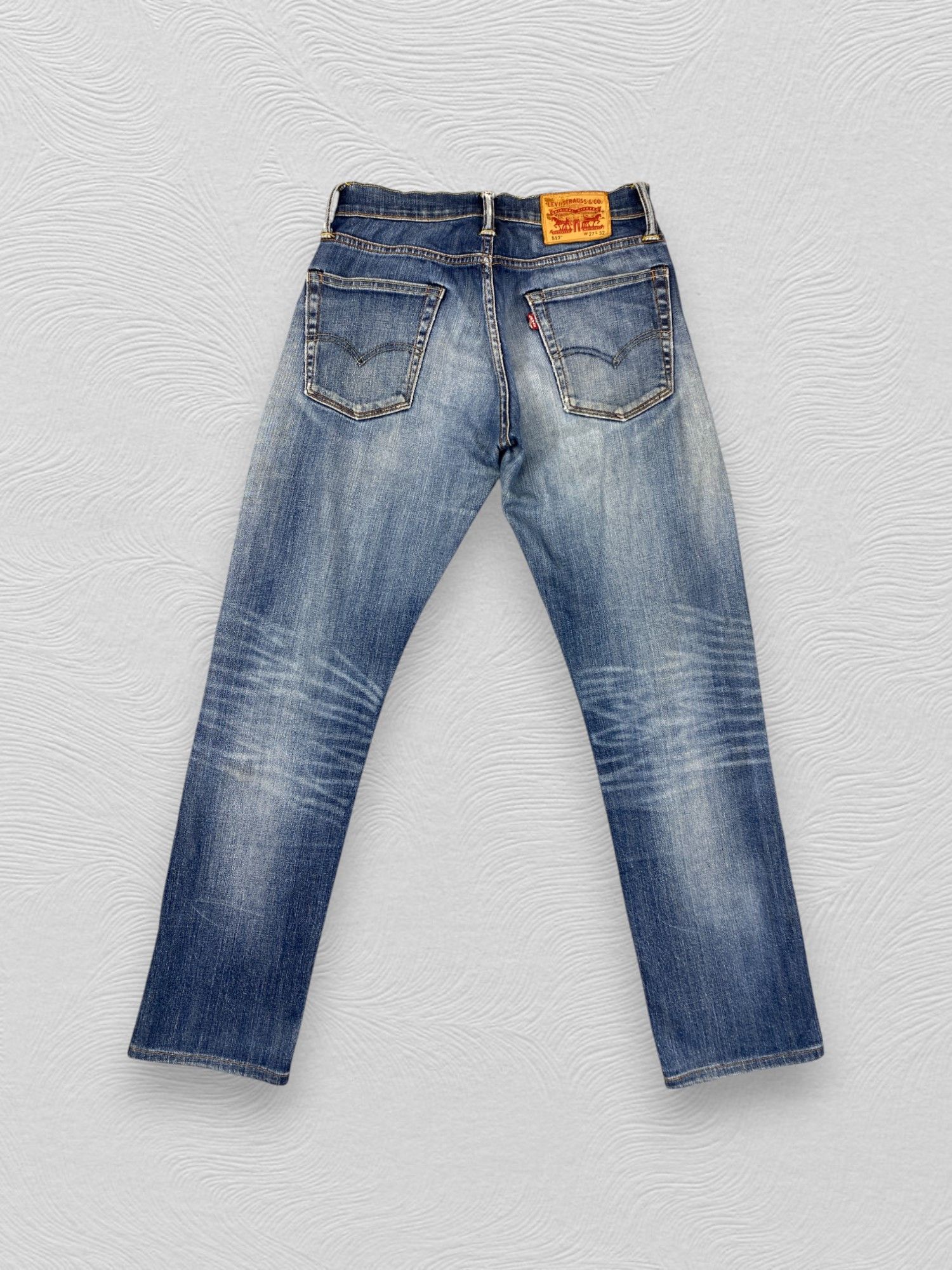 Levi's Distressed Blue Vintage Levi's 513 29x29 Denim -JN2150 Size US 29 - 2 Thumbnail