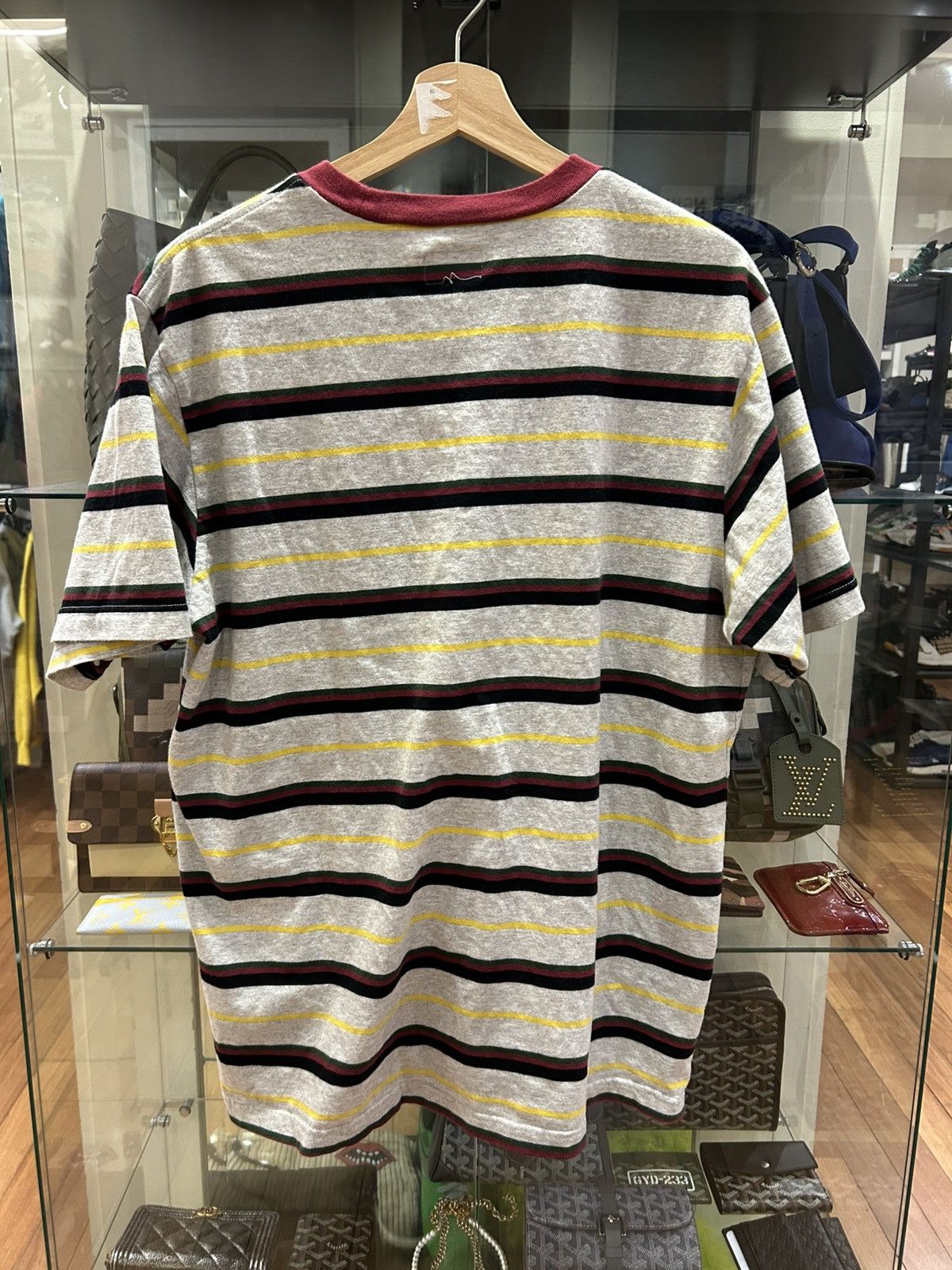 Supreme Supreme Heather Striped Tee Size US L / EU 52-54 / 3 - 2 Thumbnail