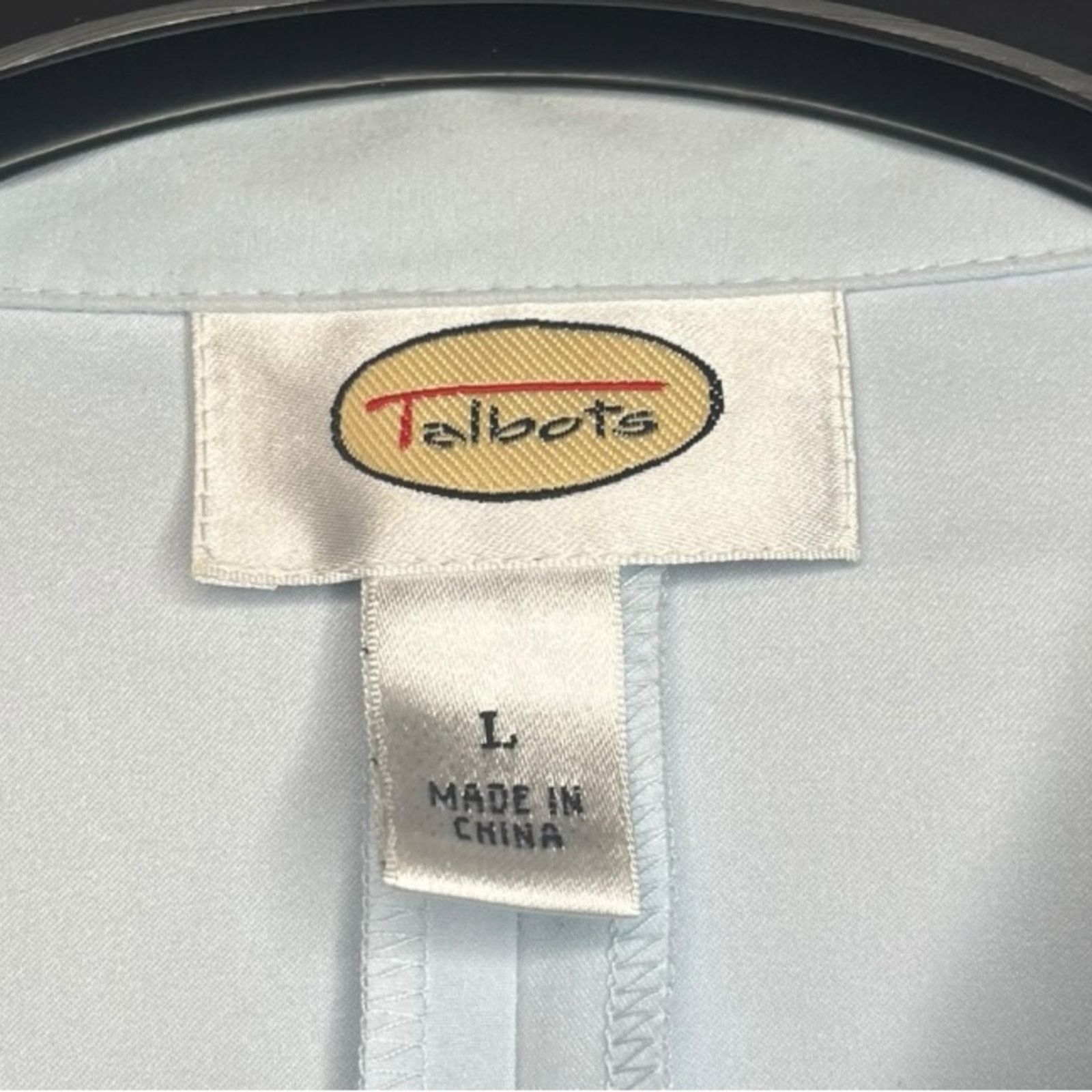 Other Talbot Microsuede Light Blue Shirt Jacket Size Large Snap Size L / US 10 / IT 46 - 3 Thumbnail