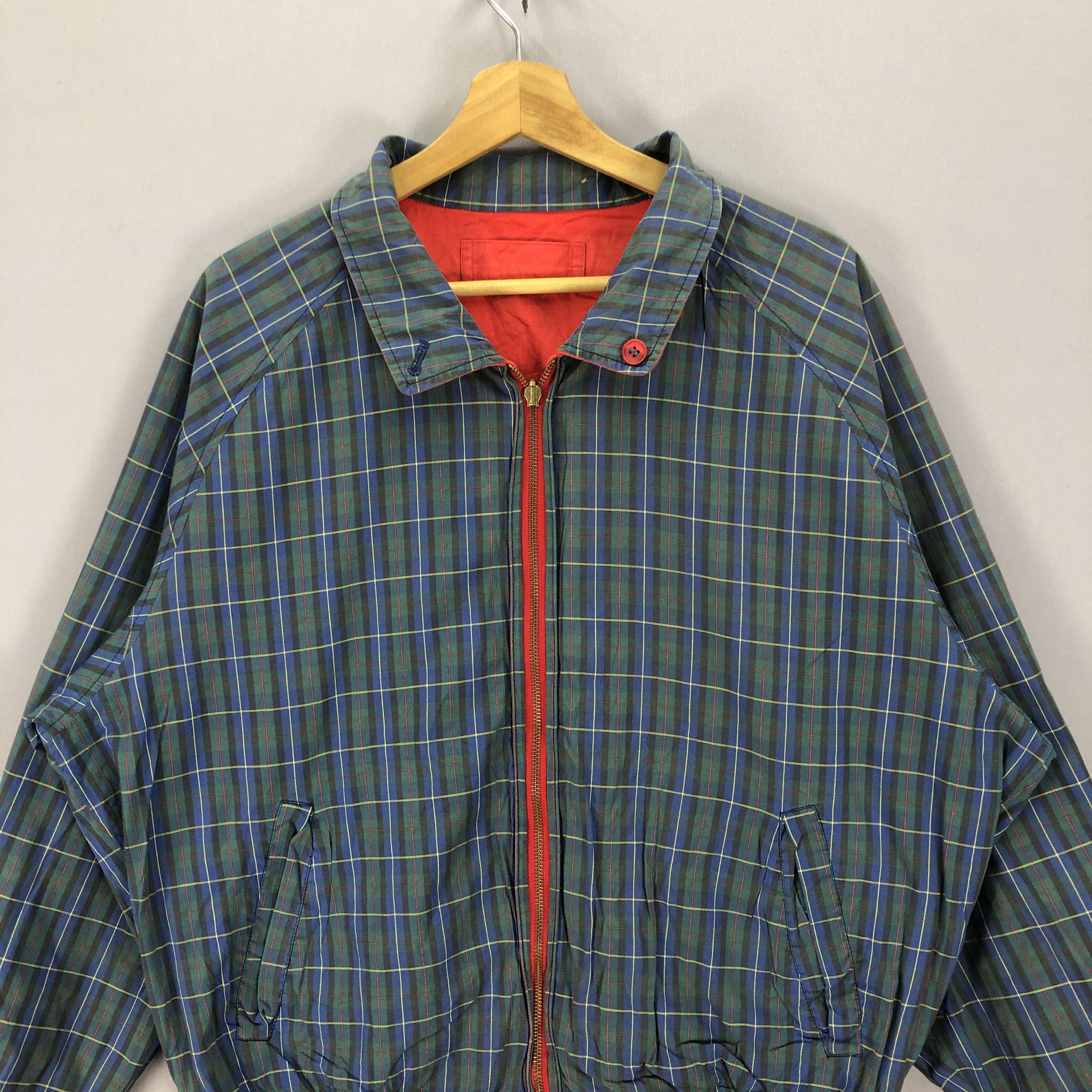 McGregor × Vintage Vintage 90s Mc Gregor Reversible Checkered Zipper Jackets Size US XL / EU 56 / 4 - 4 Thumbnail