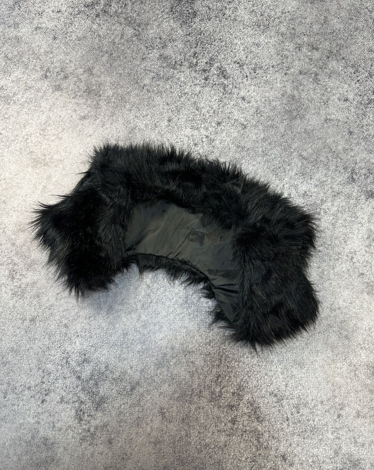 Other Y2K Avant Garde Black Fur Jacket Opium Style Rare Casual USA Size M / US 6-8 / IT 42-44 - 1 Thumbnail