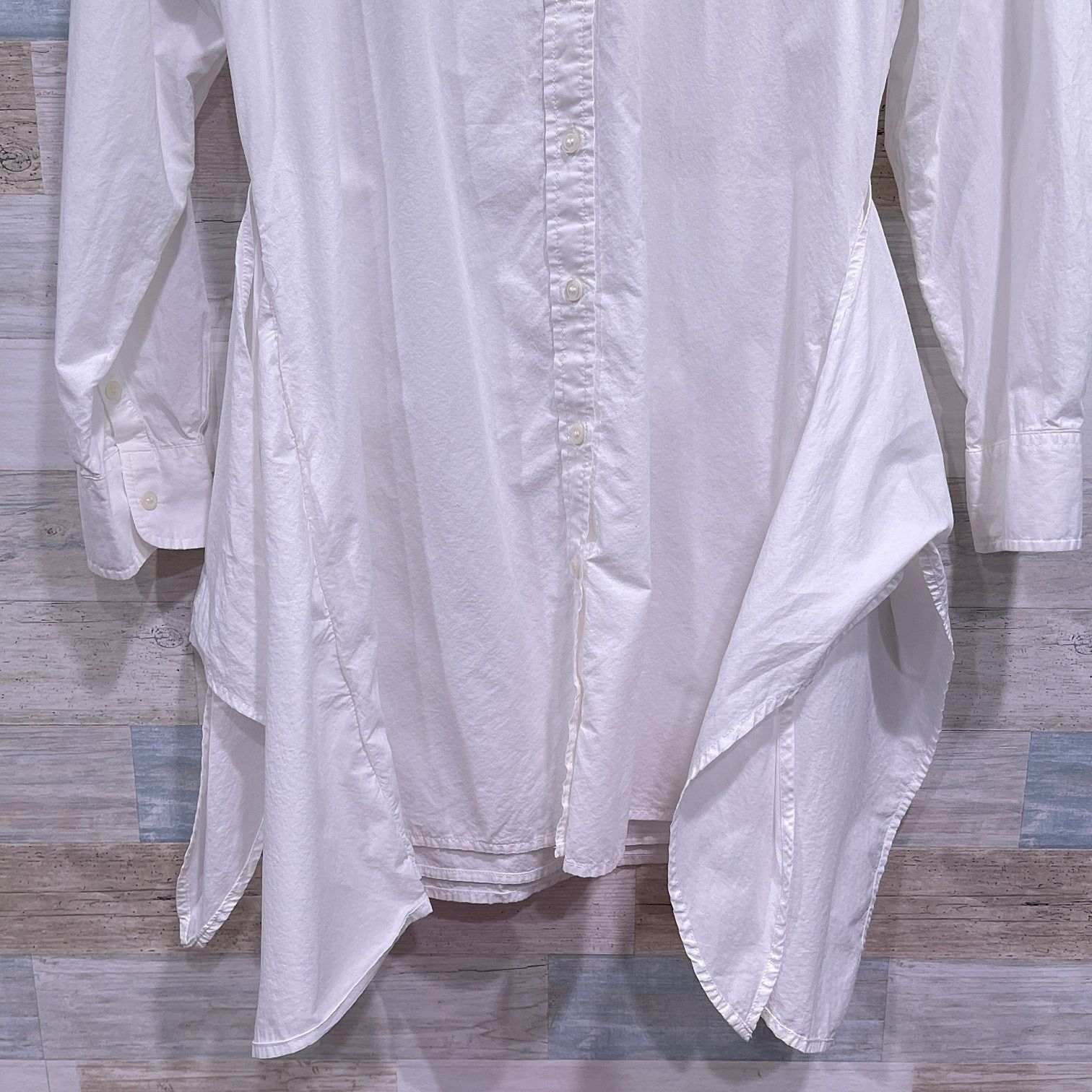 Target Basics UNIVERSAL THREAD Tie Front Mini Shirtdress White Womens XS Size XS / US 0-2 / IT 36-38 - 5 Thumbnail