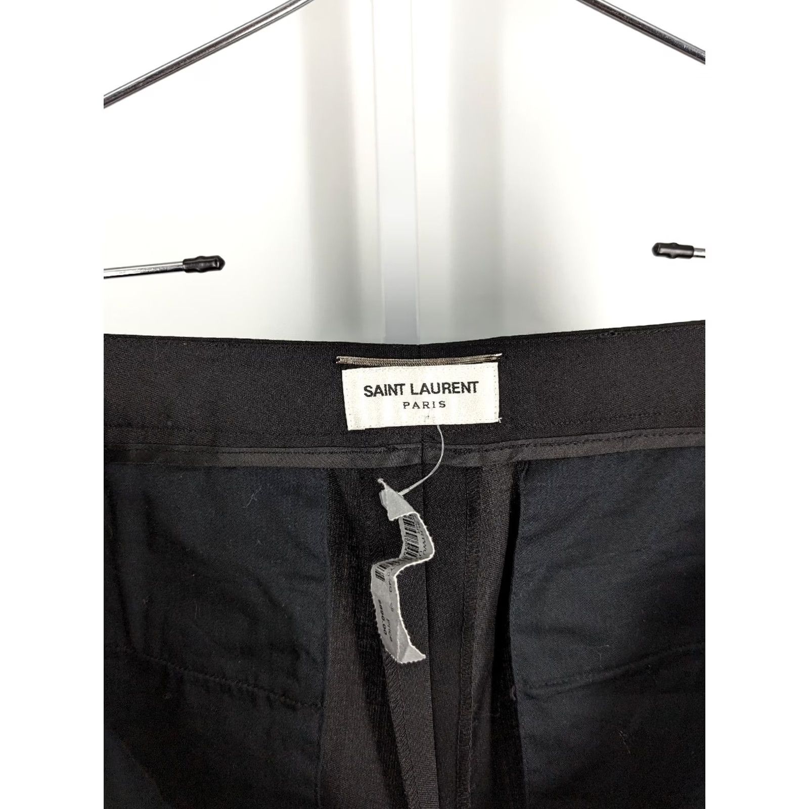 Yves Saint Laurent Saint Laurent Pants Men 33 in 36 in Inseam 33" Black Dress Pants FW 2017 Hedi Slimane 46 Regular Leather? Size US 30 / EU 46 - 4 Thumbnail