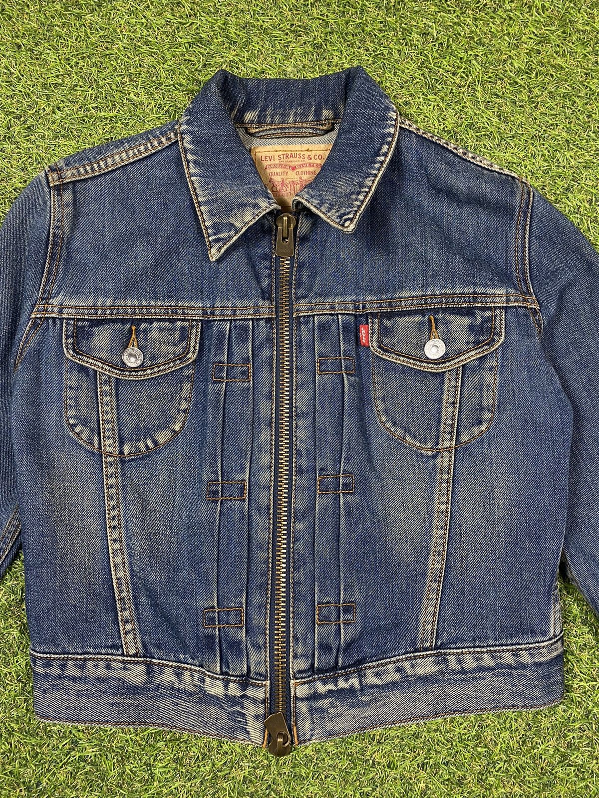 Levi's × Levi's Vintage Clothing × Vintage Vintage Y2K Levi’s zip denim jacket jeans streetwear size M Size M / US 6-8 / IT 42-44 - 4 Thumbnail