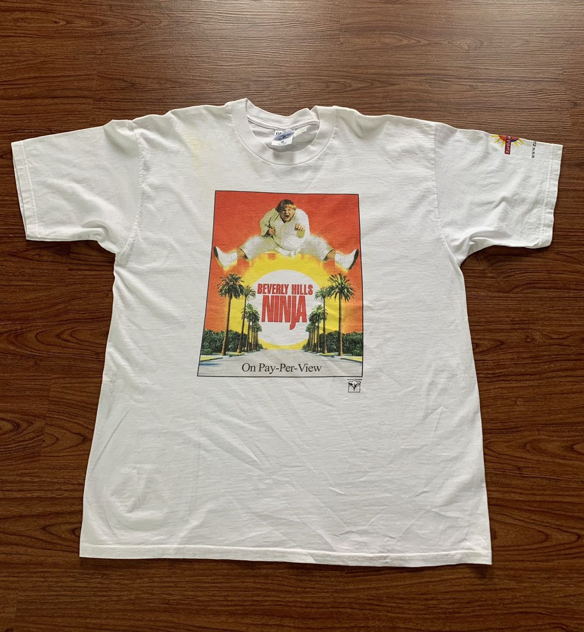 image of Beverly Hills Ninja Vintage in White, Men's (Size XL)