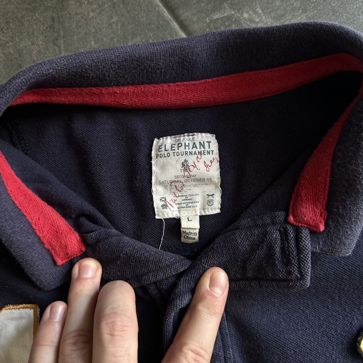 Designer × Vintage Vintage Elephant Polo Tournament T-shirts Joules Y2K 00s Size US L / EU 52-54 / 3 - 7 Thumbnail