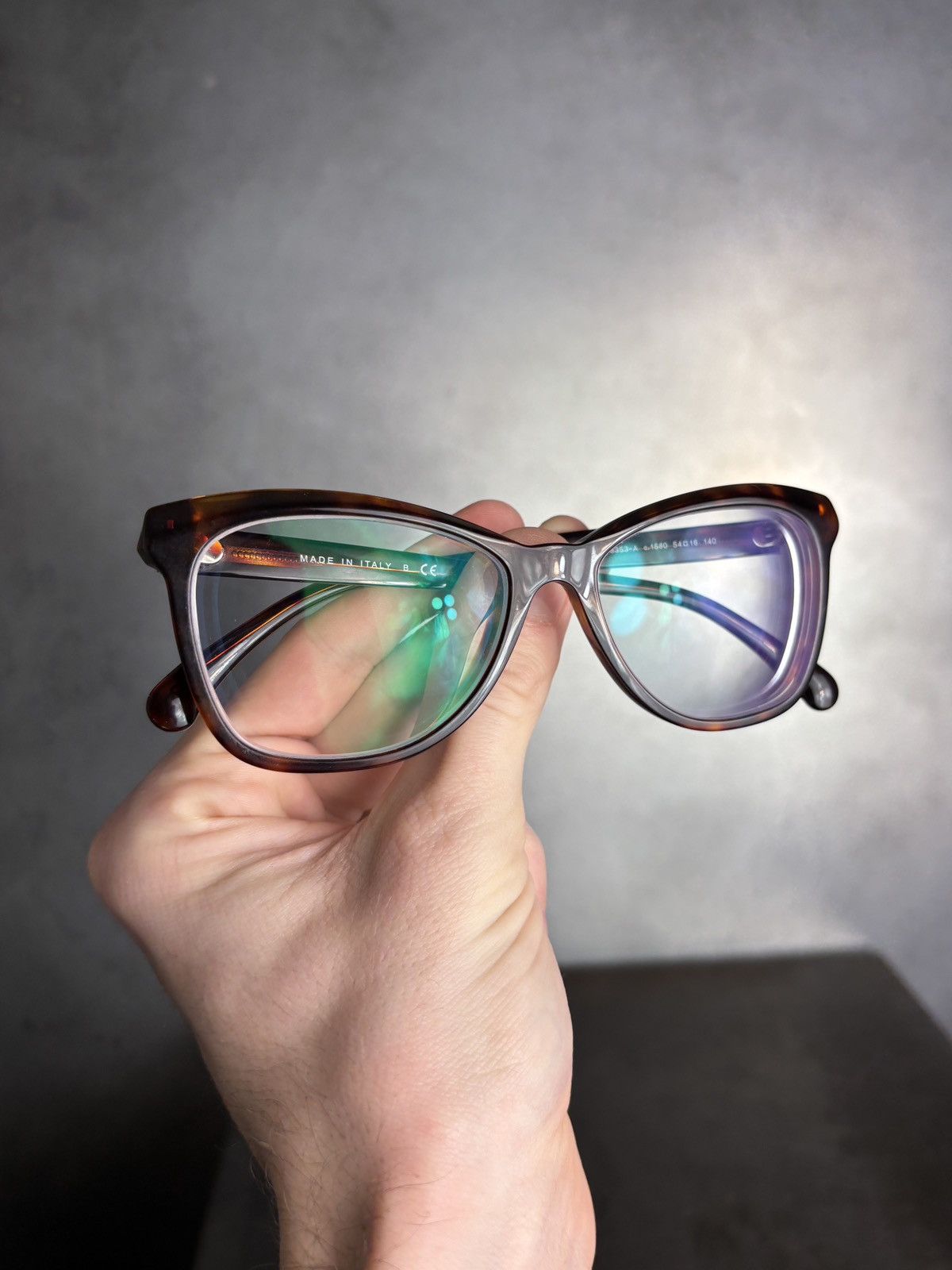 Chanel Chanel Eyeglasses 3353-A 1580 Cat Eye Bold Oversized Frames Size ONE SIZE - 1 Thumbnail