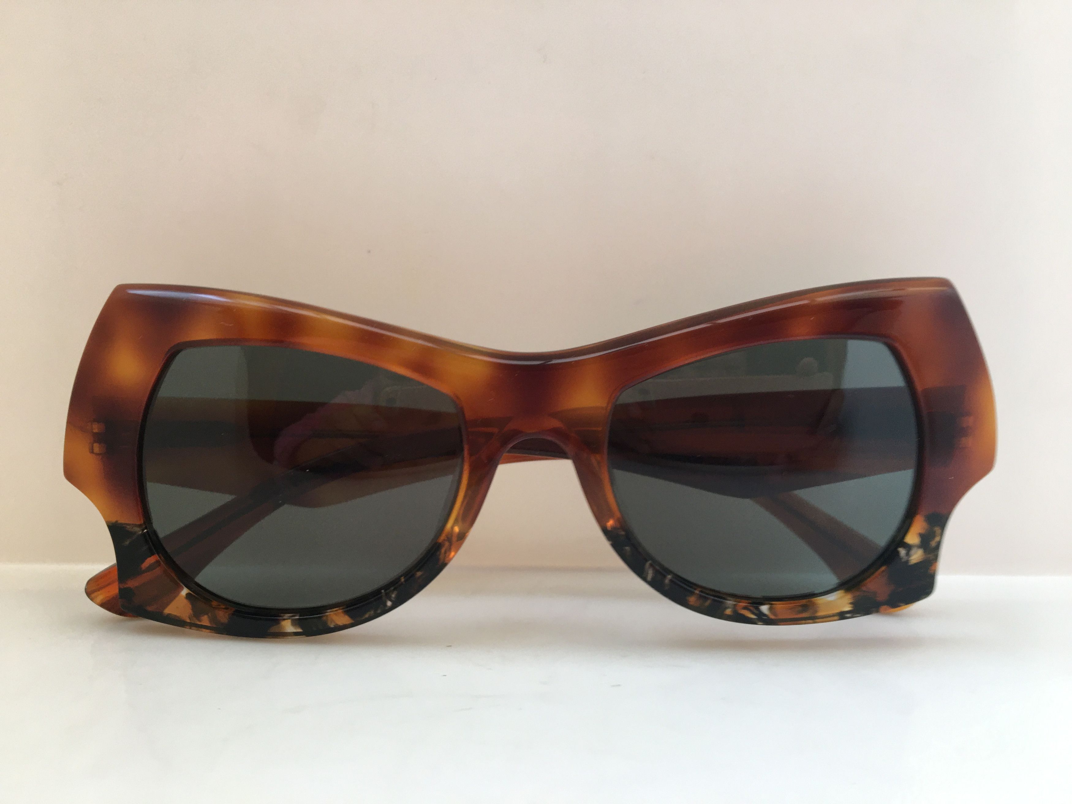 Other Handmade Acetate RUNWAY SHOW Cateye Sunglasses Frame Size ONE SIZE - 6 Thumbnail