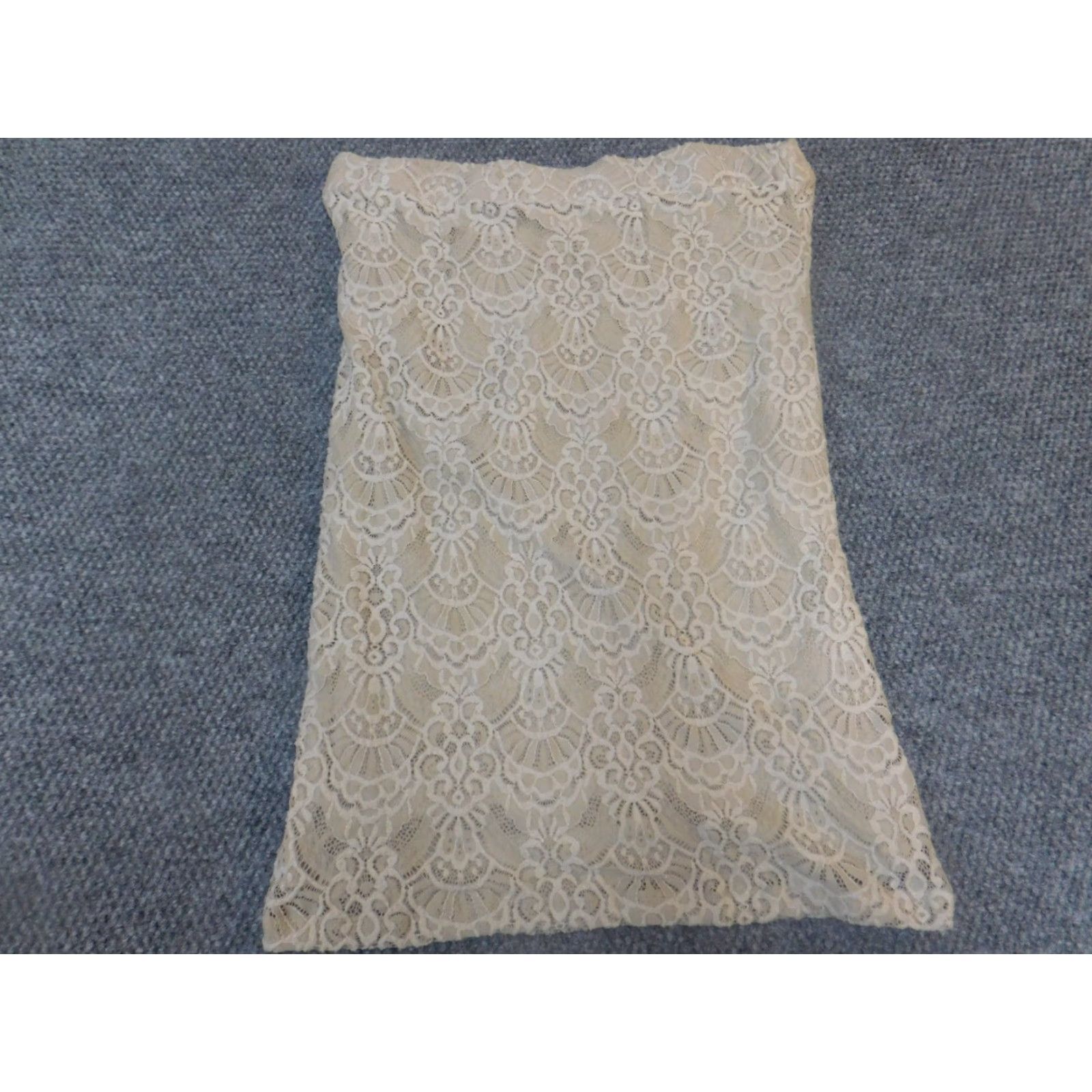 Vintage Est 1946 Womens Skirt L Beige Straight Pencil Size 36" / US 14 / IT 50 - 2 Thumbnail