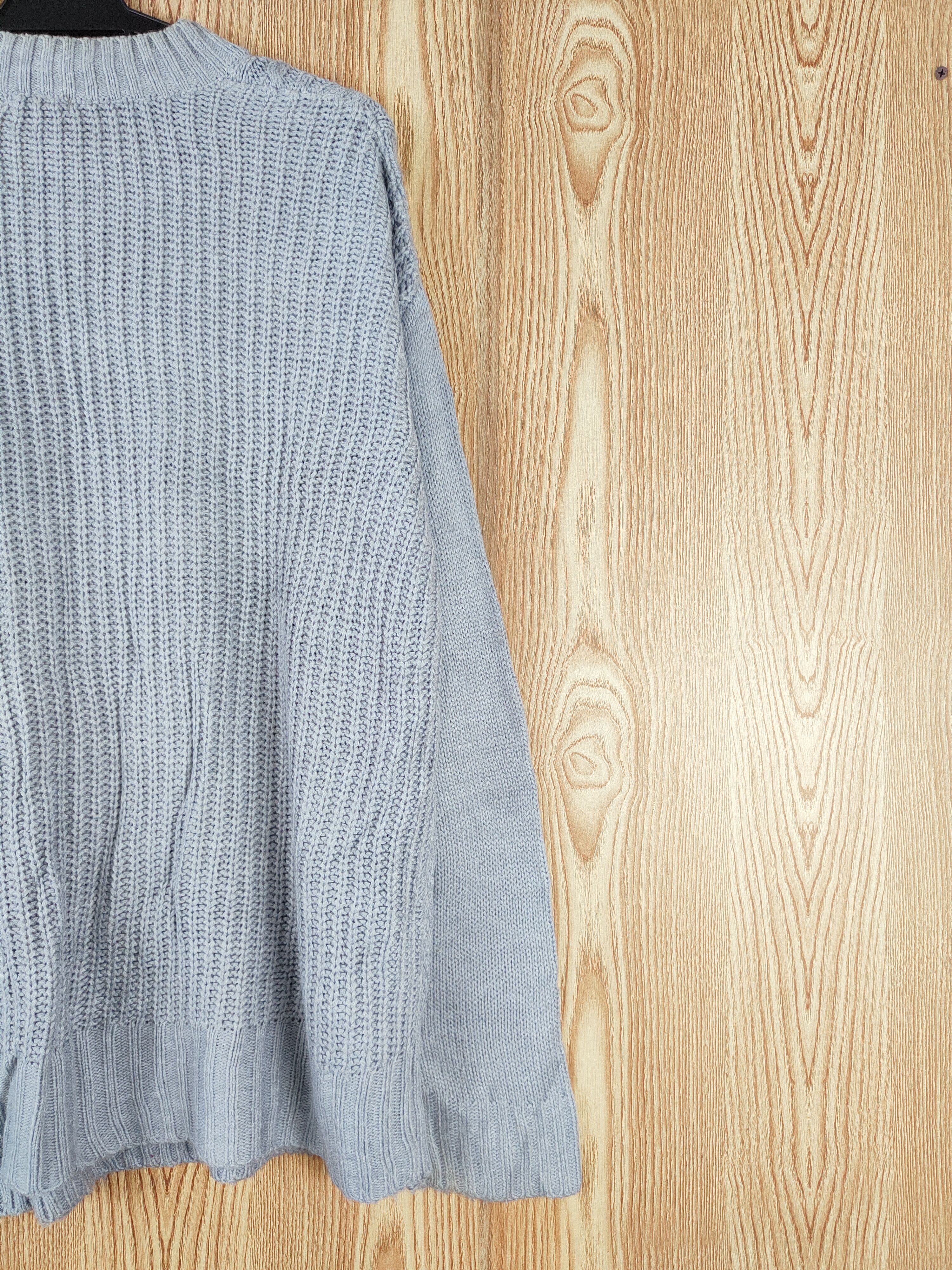 Aran Isles Knitwear × GU × Japanese Brand Gu Blue Knitwear Sweatshirts #W359 Size US M / EU 48-50 / 2 - 10 Thumbnail