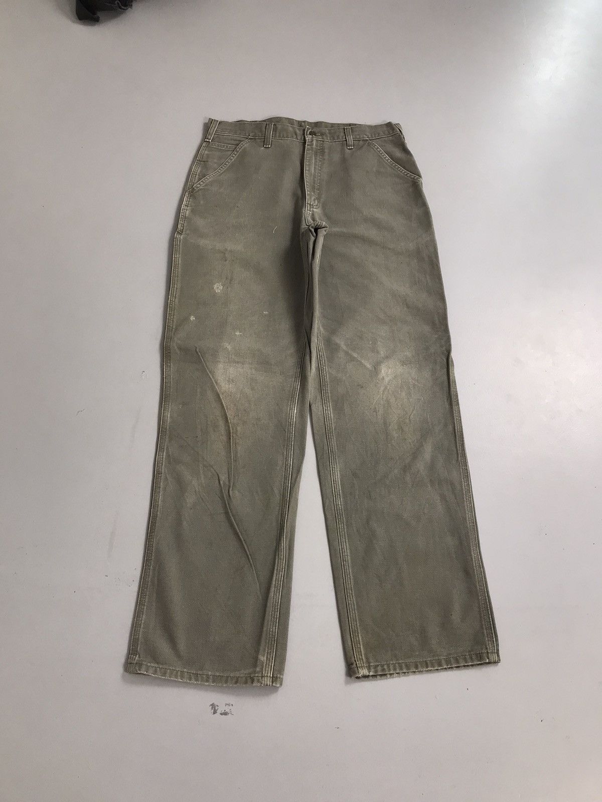 Carhartt Vintage faded Carhartt B11 mos carpenter denim Size US 36 / EU 52 - 1 Thumbnail