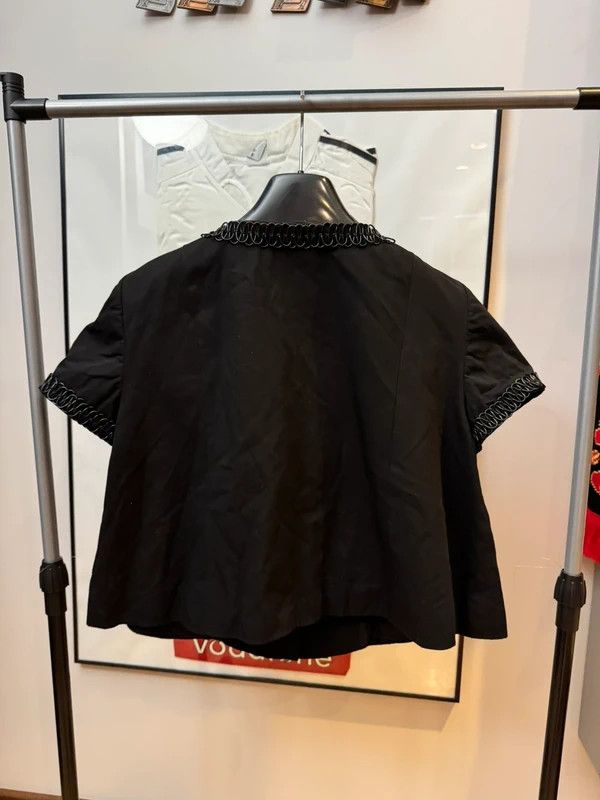 Moschino Moschino Cheap and Chic Black Pattern Blazer Jacket L Size L / US 10 / IT 46 - 3 Thumbnail