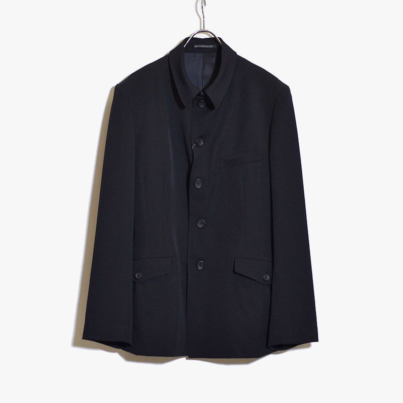 Yohji Yamamoto Yohji Yamamoto Pour Homme HOOK COLLAR 5 SINGLE JACKET BLAZER Size US L / EU 52-54 / 3 - 11 Thumbnail