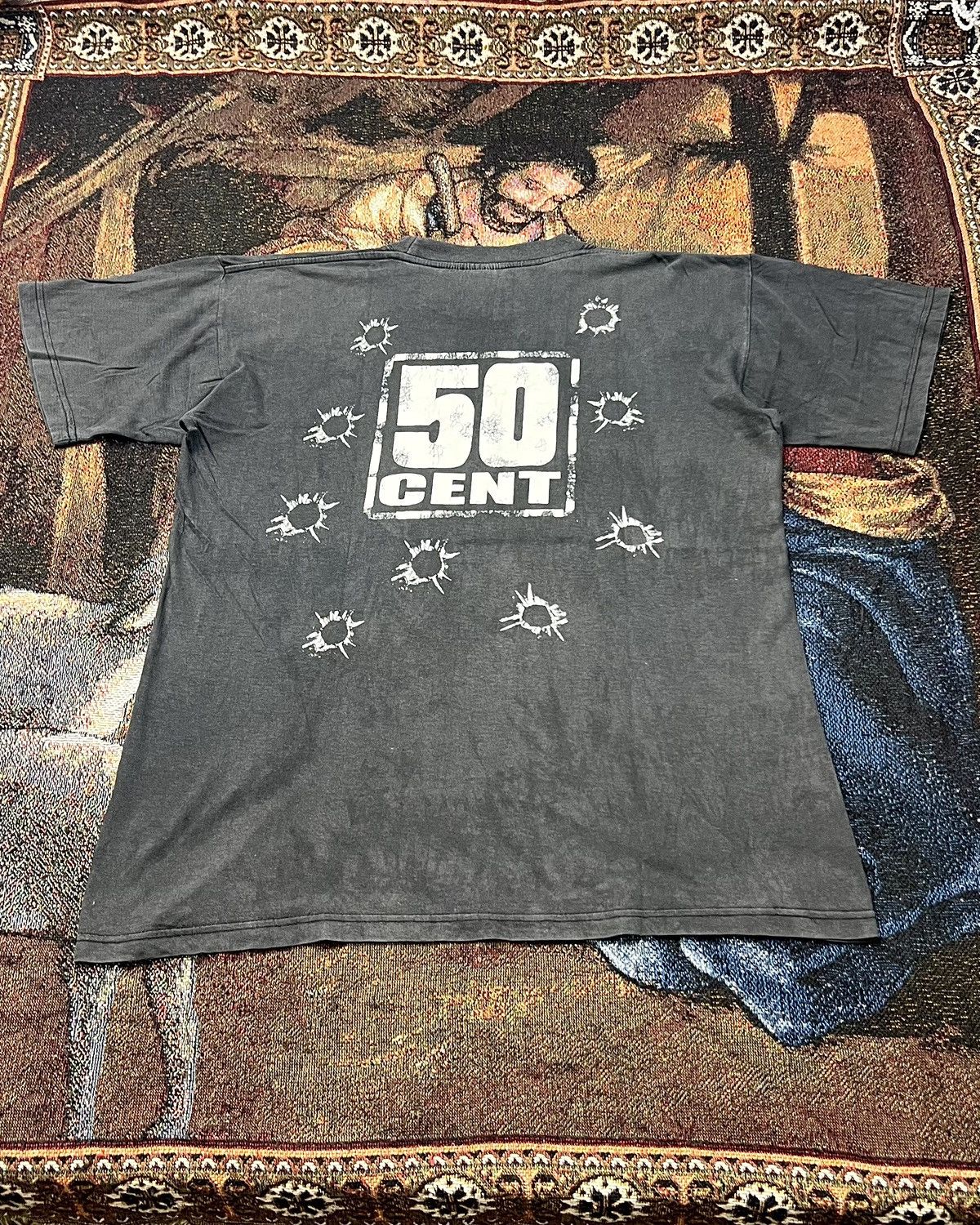 Rap Tees 50 Cent Rap Tee "Get Rich or Die Tryin" Size US XL / EU 56 / 4 - 3 Thumbnail