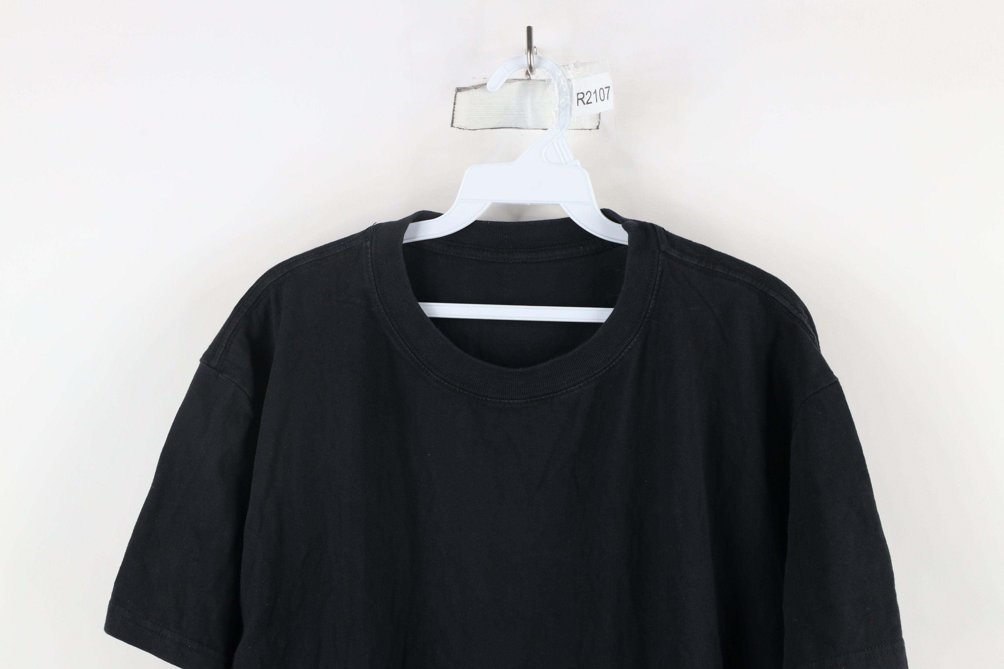 Vintage Vintage 90s Streetwear Short Sleeve T-Shirt Black Cotton Size US XL / EU 56 / 4 - 2 Thumbnail