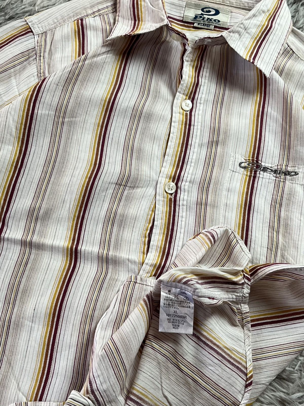 Other Vintage Piko Button Shirt Size US XL / EU 56 / 4 - 4 Thumbnail