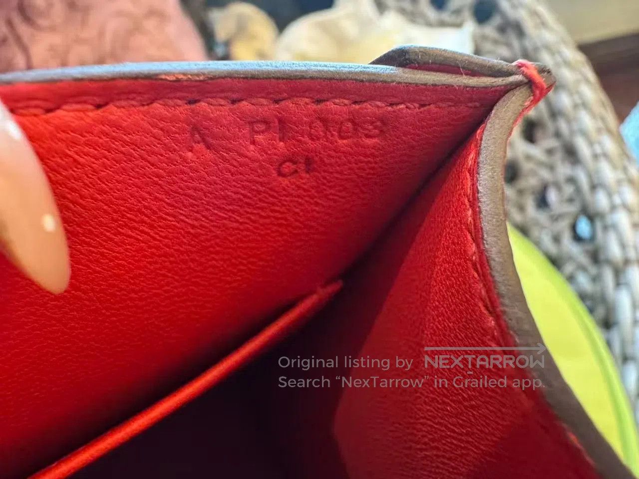 Hermes Hermes Verrou Red Pistol Bag with Door Lock and Silver Buc Size ONE SIZE - 8 Thumbnail