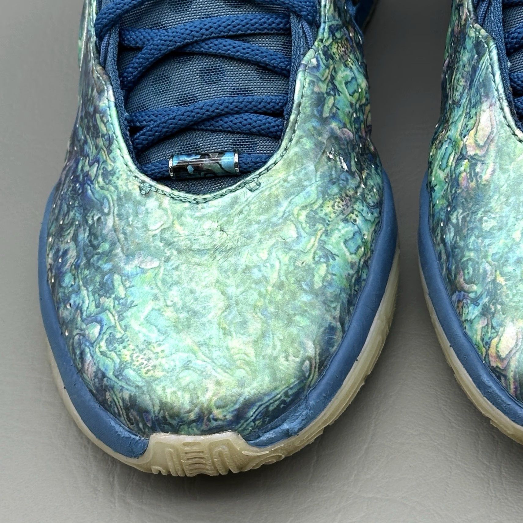 Nike Nike LeBron Jame XXI 2 Abalone Mens Size 8.5 Industrial Blue Green FN0708-400 Nike Shoes Sneaker Men's Casual Activewear 2023 Size US 9 / EU 42 - 7 Thumbnail