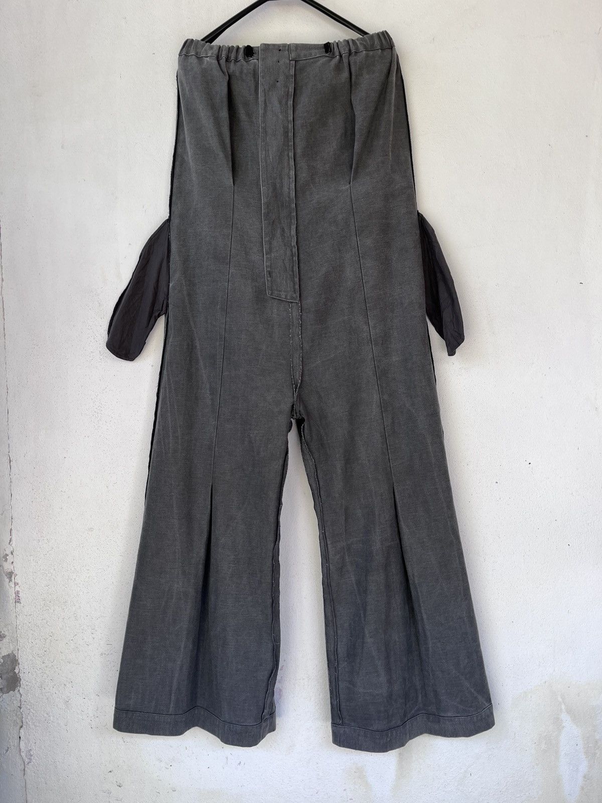 Limi Feu LIMI feu Yohji Yamamoto Avant-Garde Pleated Wide Pants Size 32" / US 10 / IT 46 - 17 Thumbnail