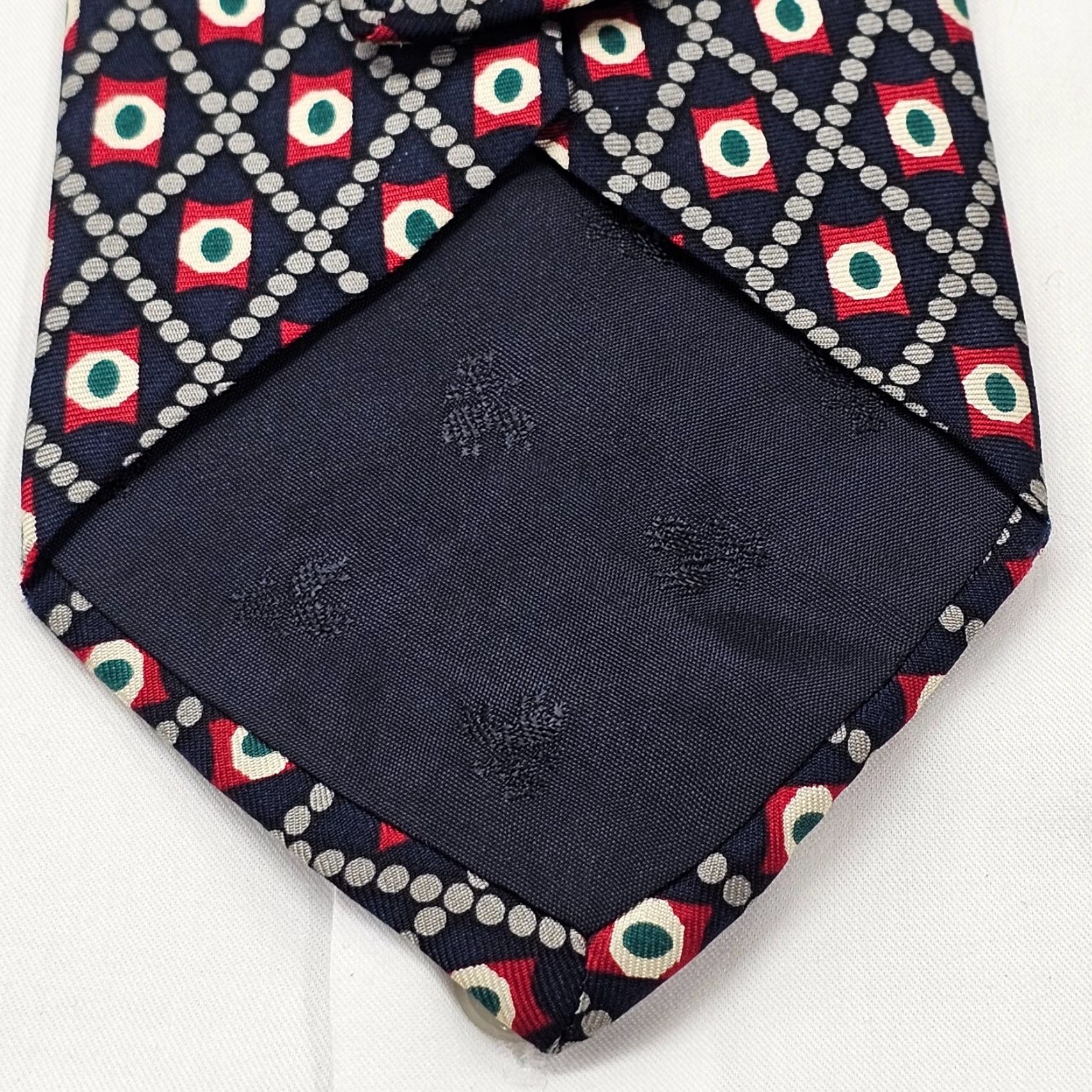 Brooks Brothers VINTAGE Brooks Brothers Necktie Mens Blue 100% Silk Geometric Preppy USA 57" x 3.75" Tie Mens Blue Silk Geometric Preppy Ivy 58X3.75 USA Size ONE SIZE - 7 Thumbnail