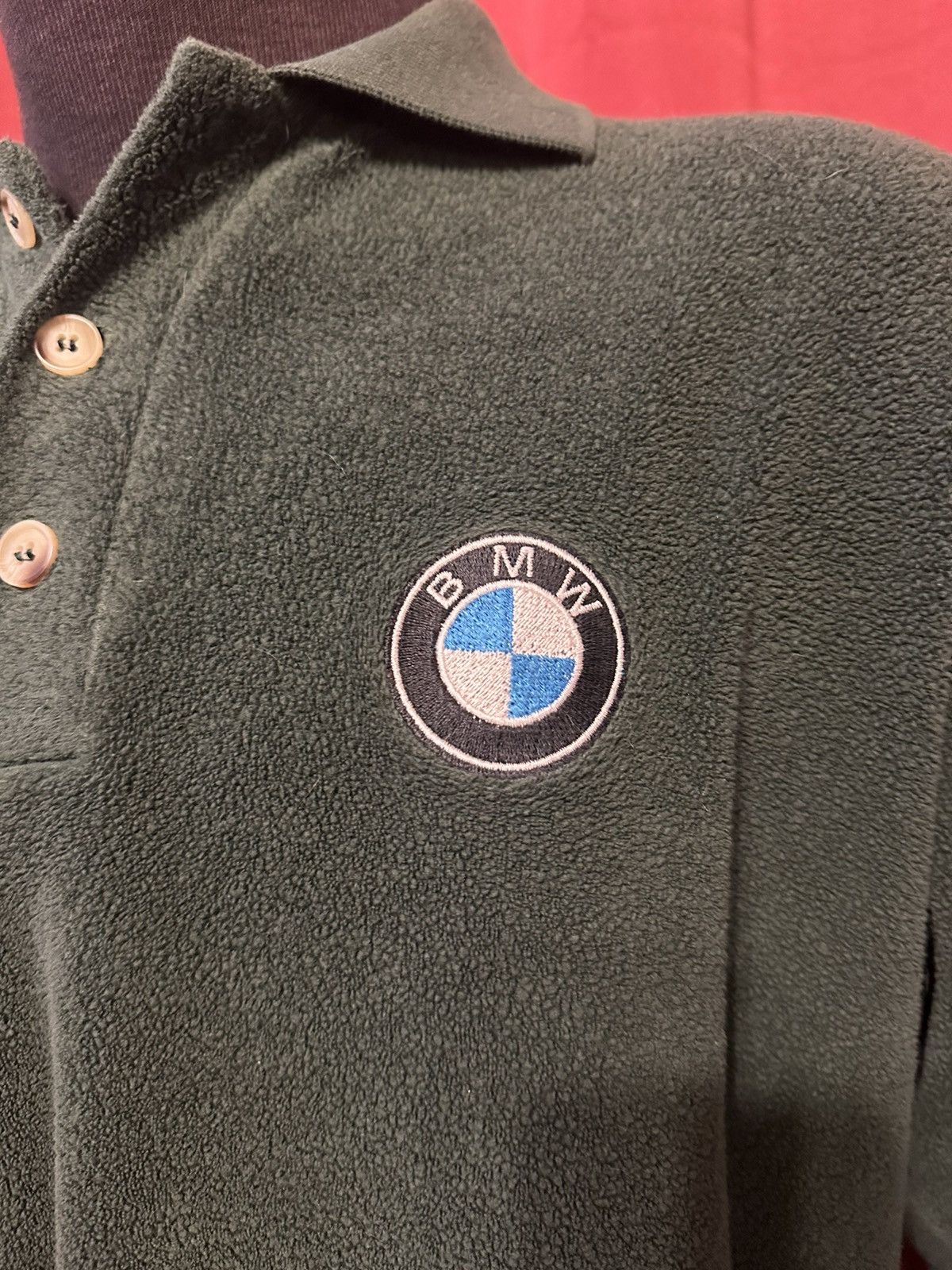 BMW × Grailed × Vintage Vintage BMW Henley Sweater 90’s Terrycloth Streetwear Grail Size US M / EU 48-50 / 2 - 3 Thumbnail