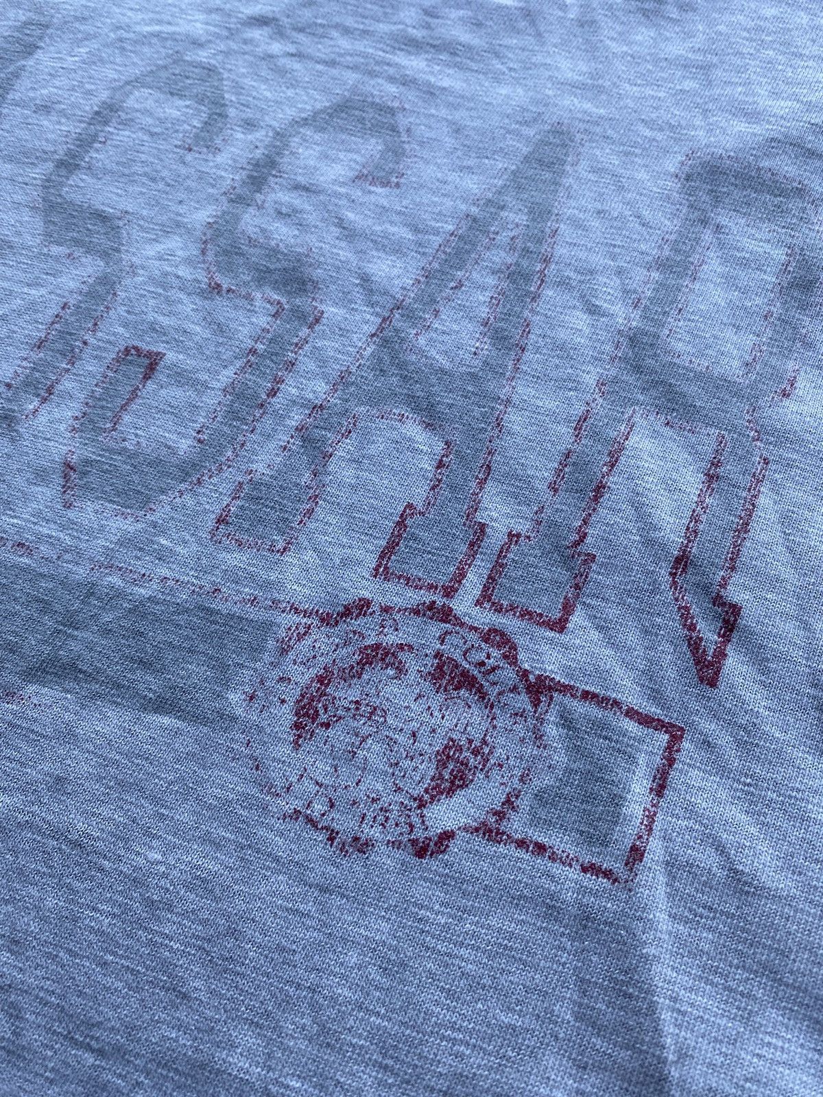 Vintage 1980s🔥Vassar College Gray Vintage Shirt Men University Size US L / EU 52-54 / 3 - 2 Thumbnail