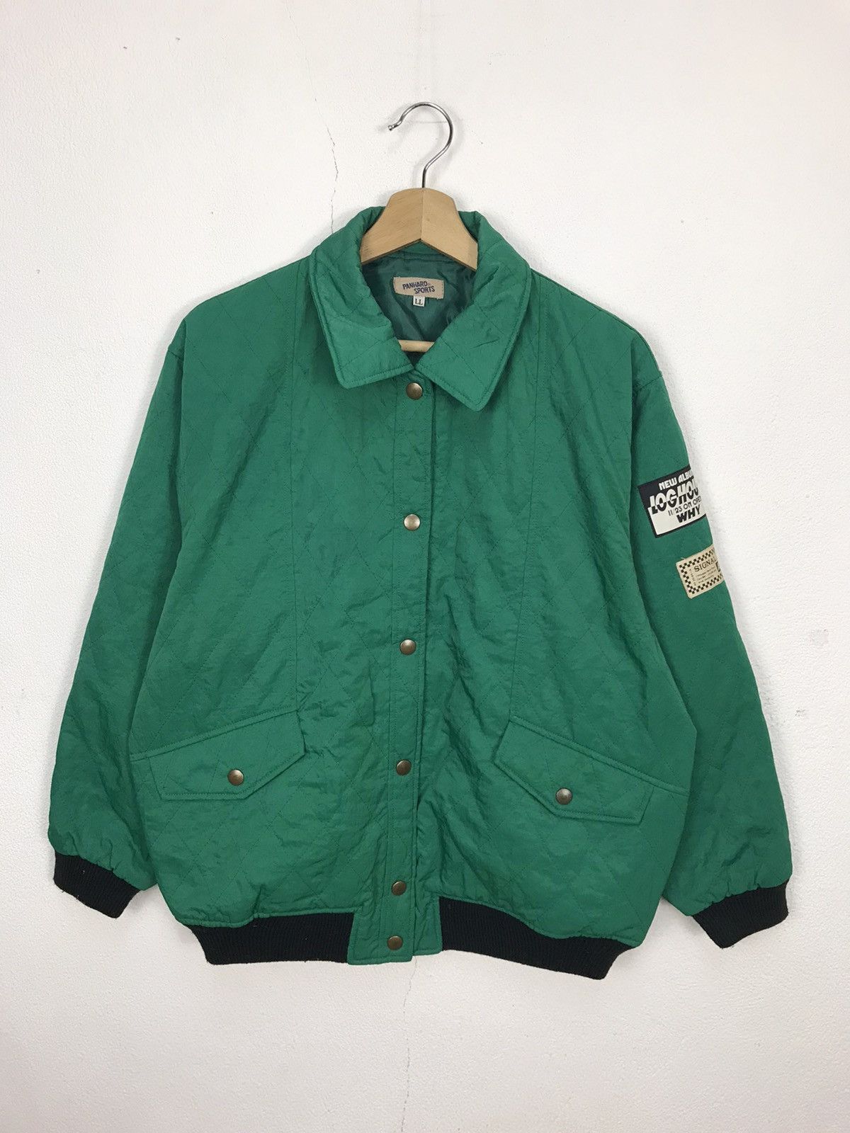 Japanese Brand × Vintage VINTAGE PANHARD SPORTS Bomber Jacket Size US L / EU 52-54 / 3 - 2 Thumbnail