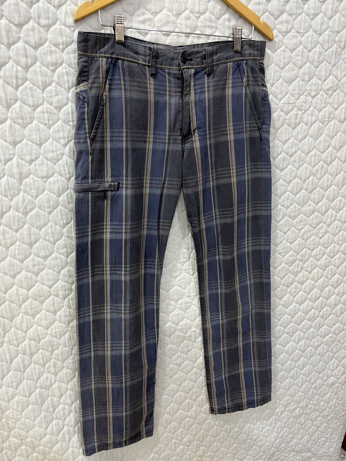 Takeo Kikuchi 🔥🔥🔥STEALS TAKEO KIKUCHI TARTAN PANTS Size US 33 - 3 Thumbnail
